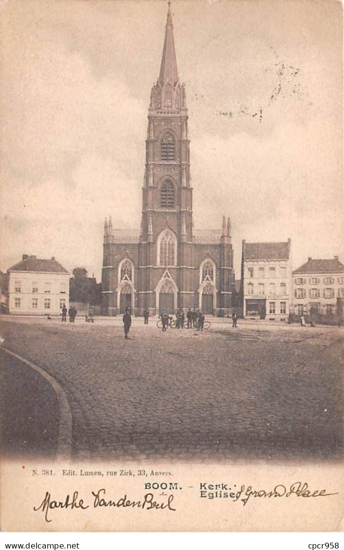 BELGIQUE - SAN40806 - BOOM - Eglise - Boom