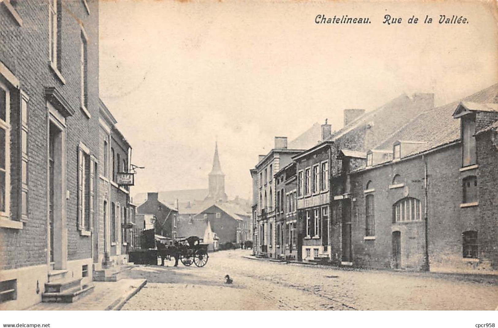Belgique - N°65431 - CHATELINEAU - Rue De La Vallée - Chatelet