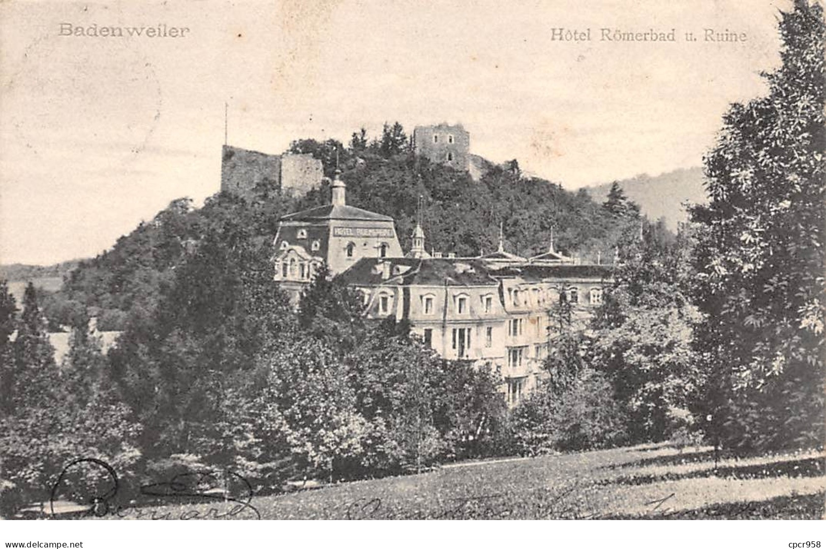 Allemagne - N°66566 - BADENWEILER - Hôtel Römerbad U.Ruine - Badenweiler