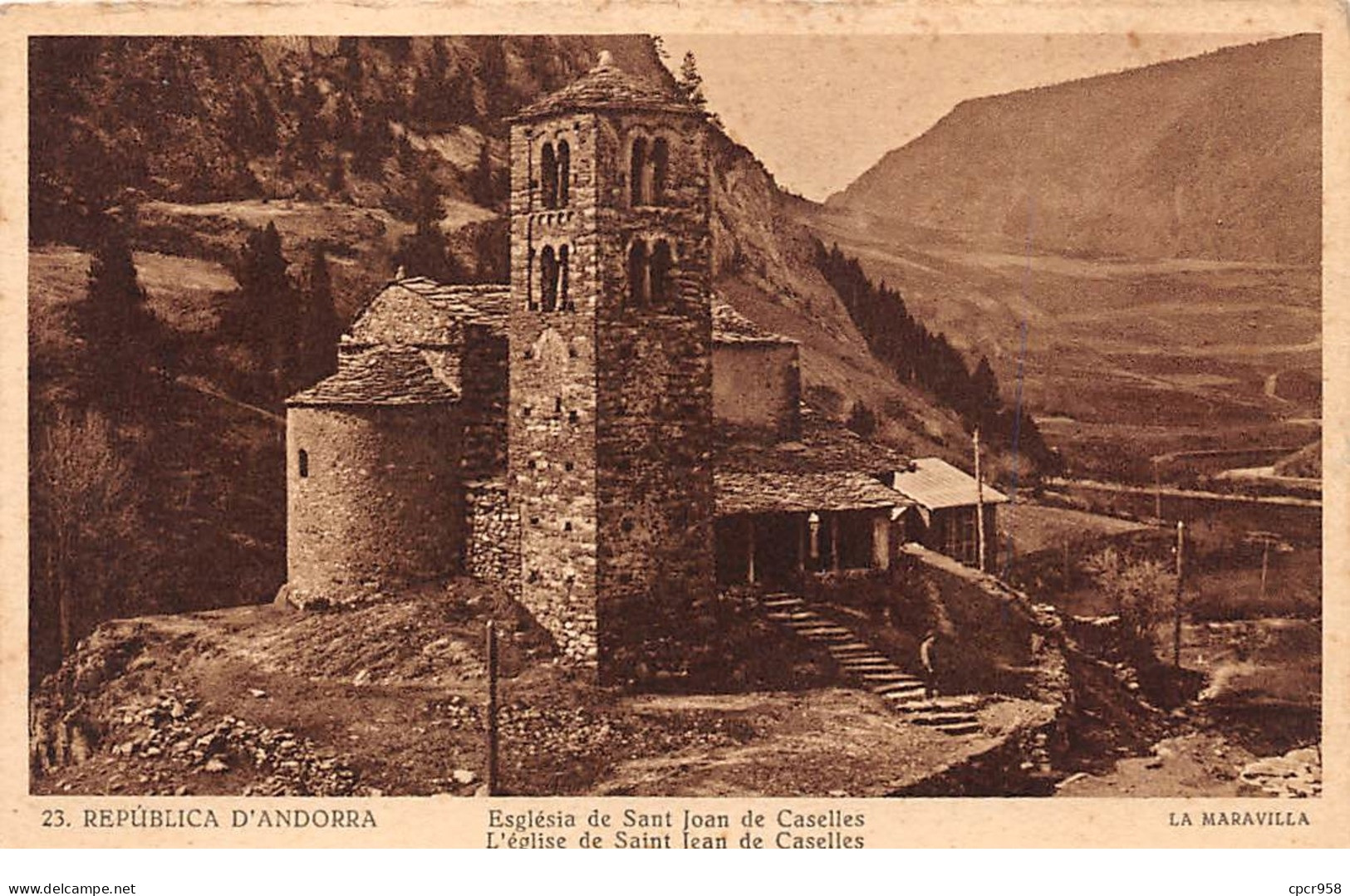 Andorre - N°65378 - Republica D'Andorra - L'Eglise De Saint-Jean De Caselles - La Maravilla - Andorre