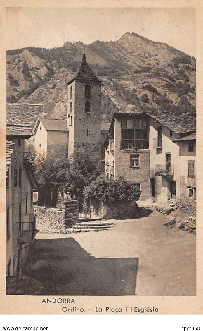 Andorre - N°65377 - Ordino - La Plaça I L'Església - Andorre