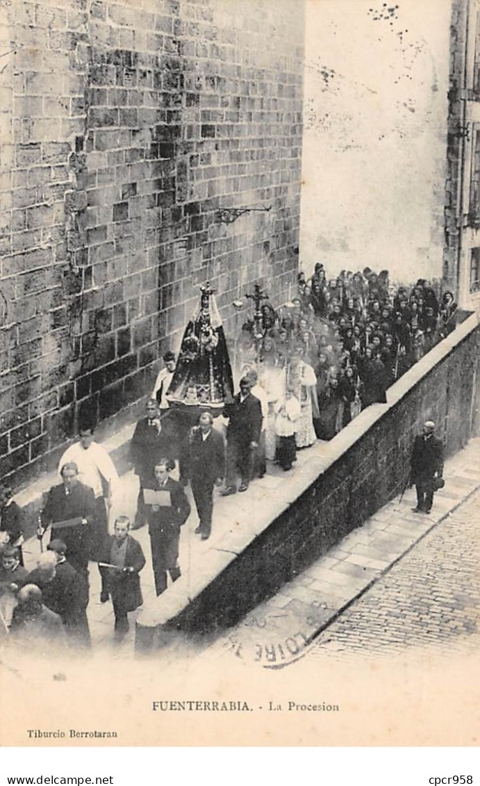 Espagne - N°65381 - GUIPUZCOA - FUENTERRABIA - La Procesion - Guipúzcoa (San Sebastián)