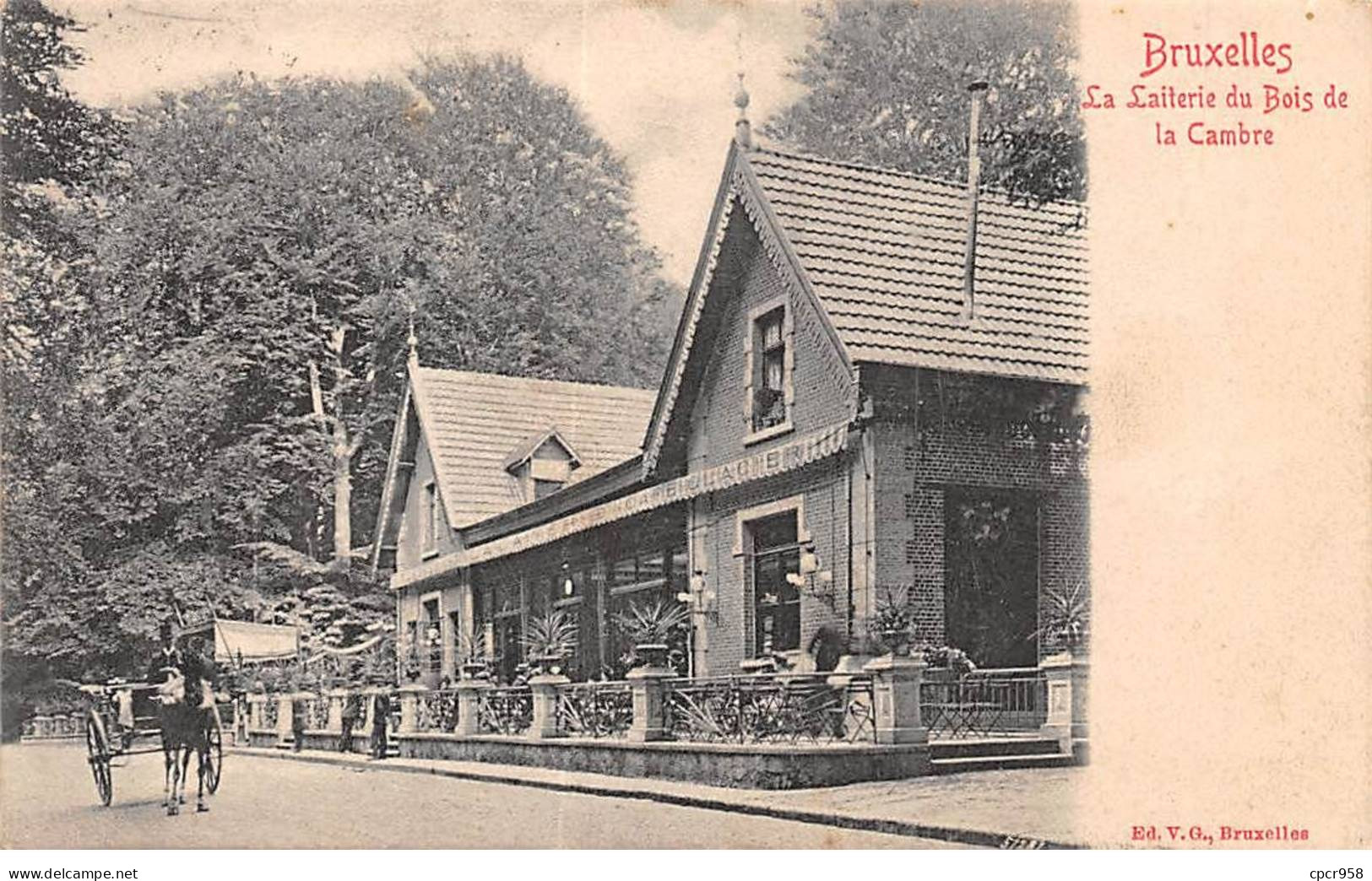 BELGIQUE - BRUXELLES - SAN39247 - La Laiterie Du Bois De La Cambre - Brussels (City)