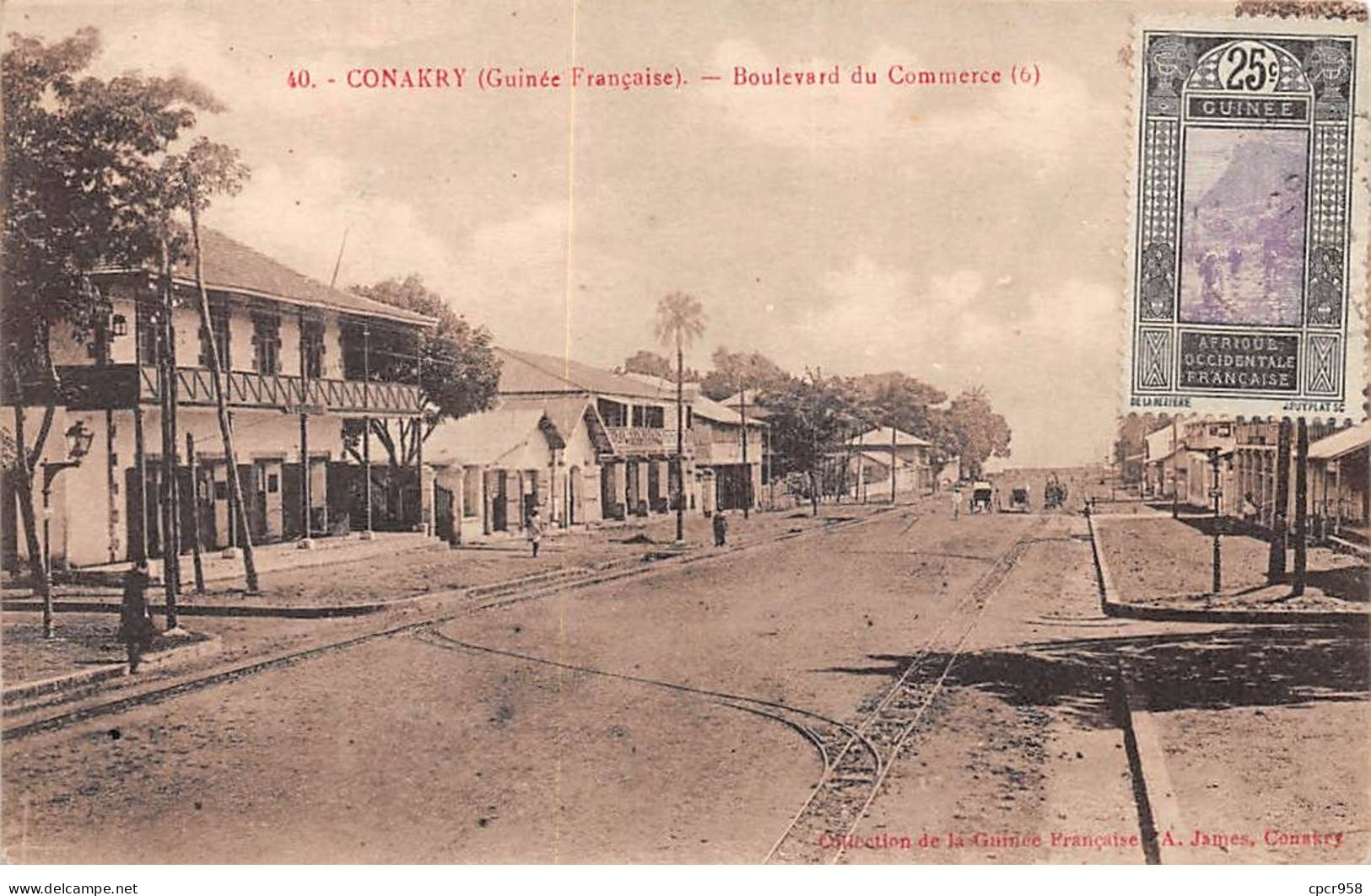 GUINEE FRANCAISE - SAN39395 - Boulevard Du Commerce - Guinea Francese