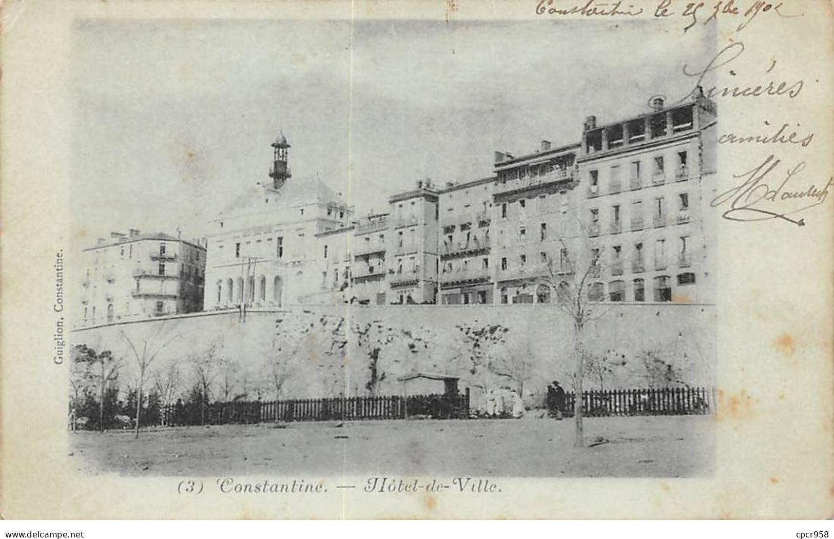 ALGERIE - CONSTANTINE - SAN39366 - Hôtel De Ville - Constantine