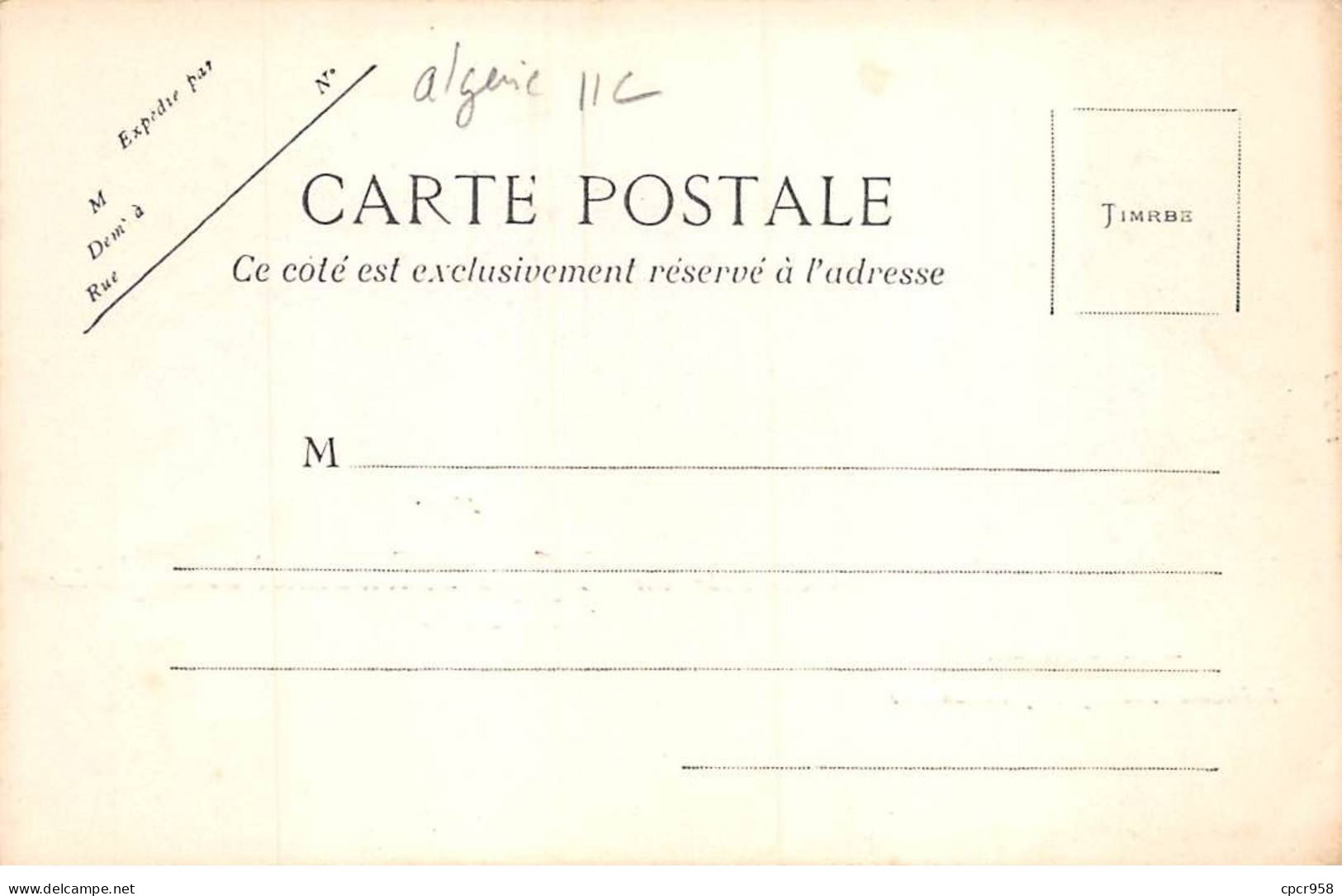 ALGERIE - SAN39357 - Souvenir Du Voyage Présidentiel - Avril 1903 Emile Loubet, Président De La République Française - Szenen