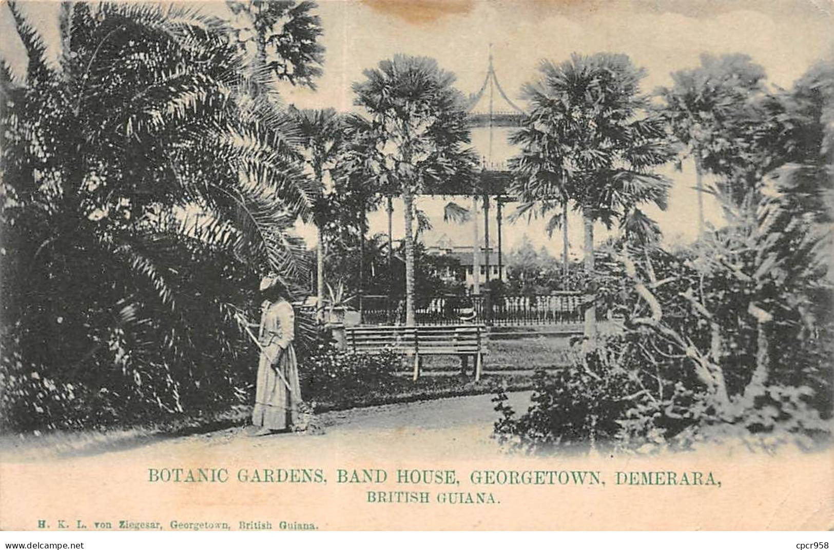 SURINAM - SAN39114 - Botanic Gardens - Band House - Georgetown - Demerara - British Guiana - Surinam