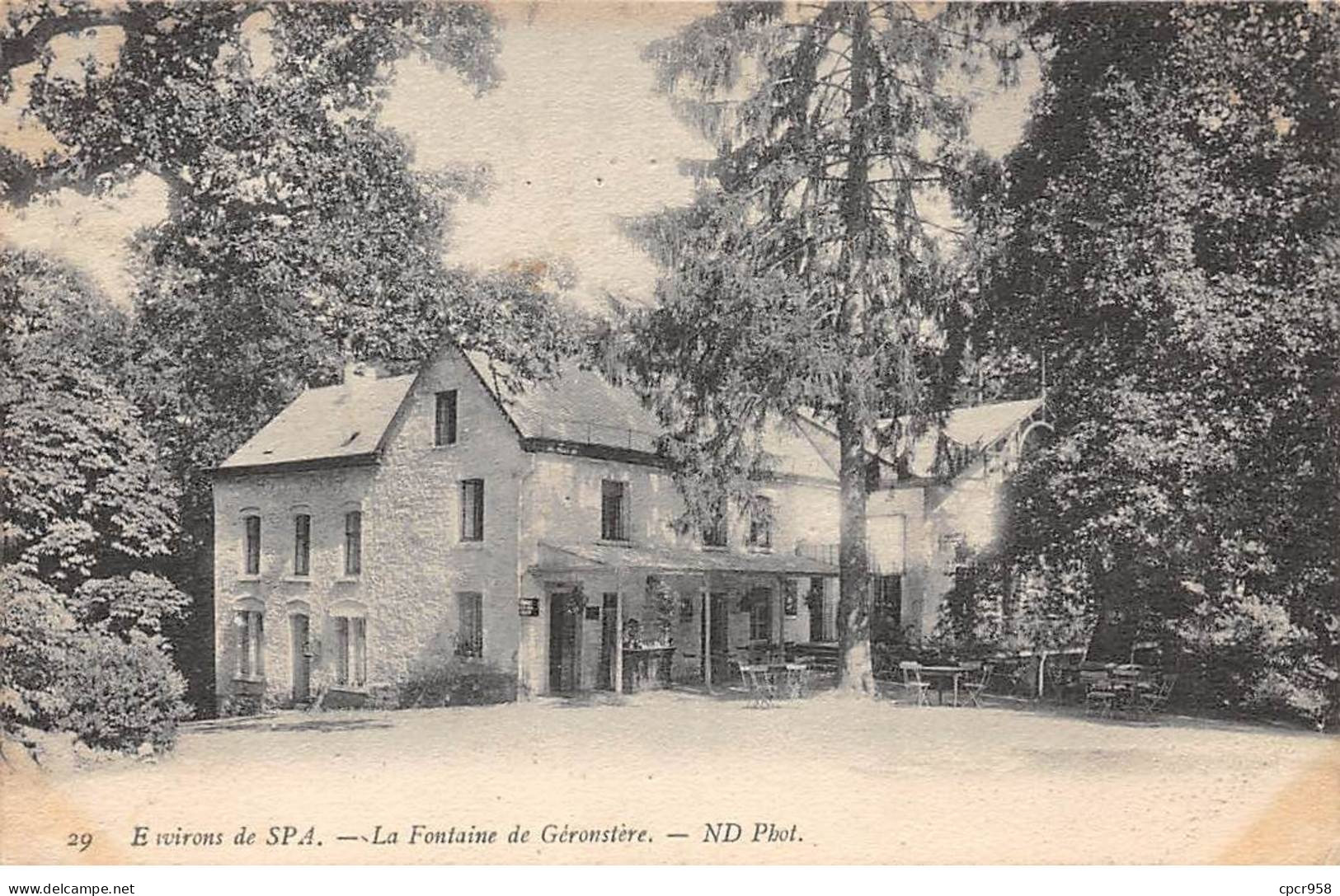 BELGIQUE - SPA - SAN42810 - La Fontaine De Géronstère - Spa