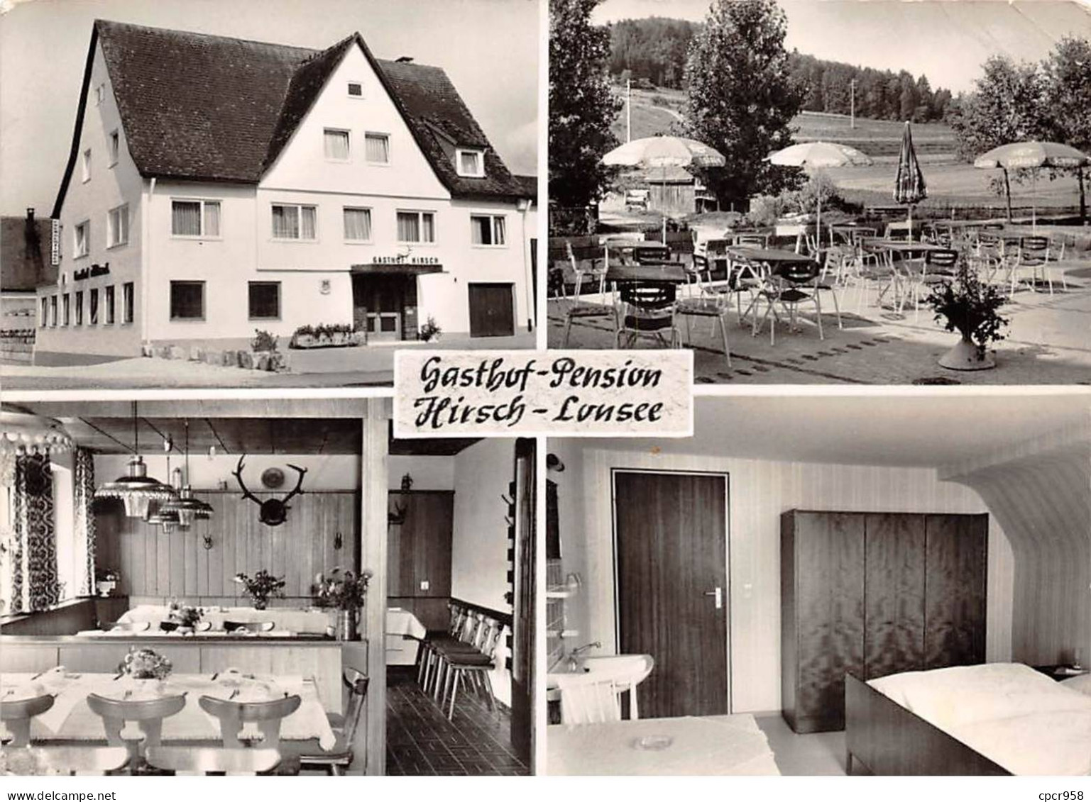 ALLEMAGNE - GASTHUF - SAN42917 - Pension - Hirsch Lunsee - CPSM 15x10 Cm - Other & Unclassified