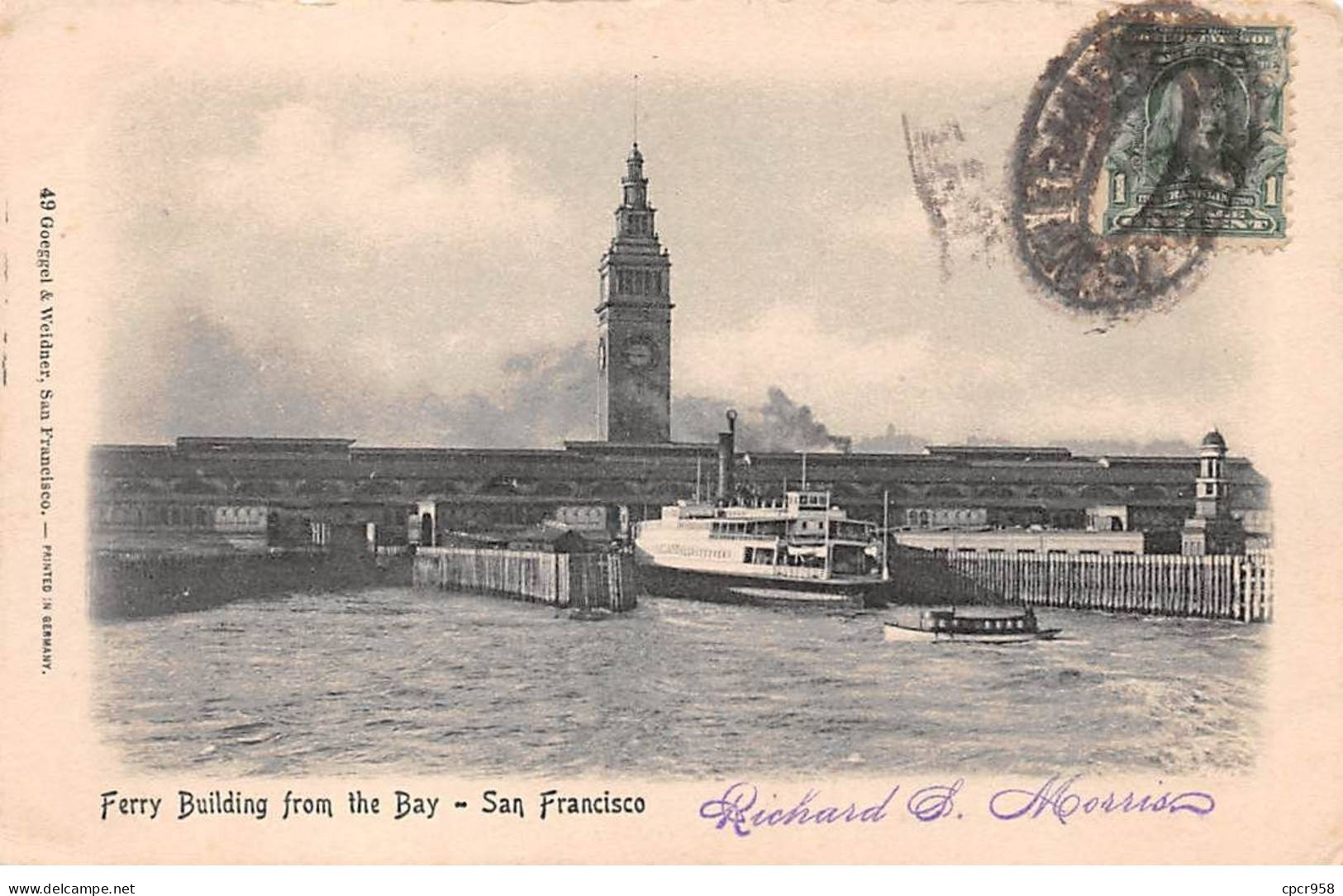 ETATS UNIS - SAN FRANCISCO - SAN43075 - Ferry Building From The Bay - San Francisco