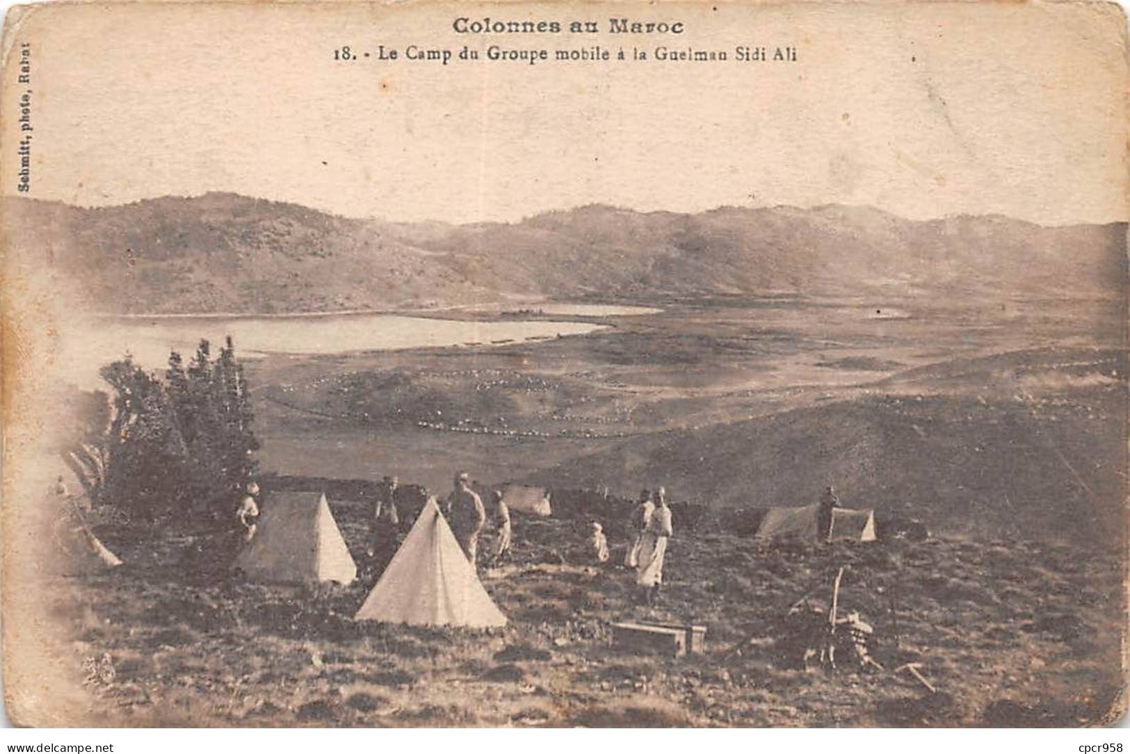 MAROC - SAN36716 - Le Camp Du Groupe Mobile à La Guelman Sidi Ali - Sonstige & Ohne Zuordnung