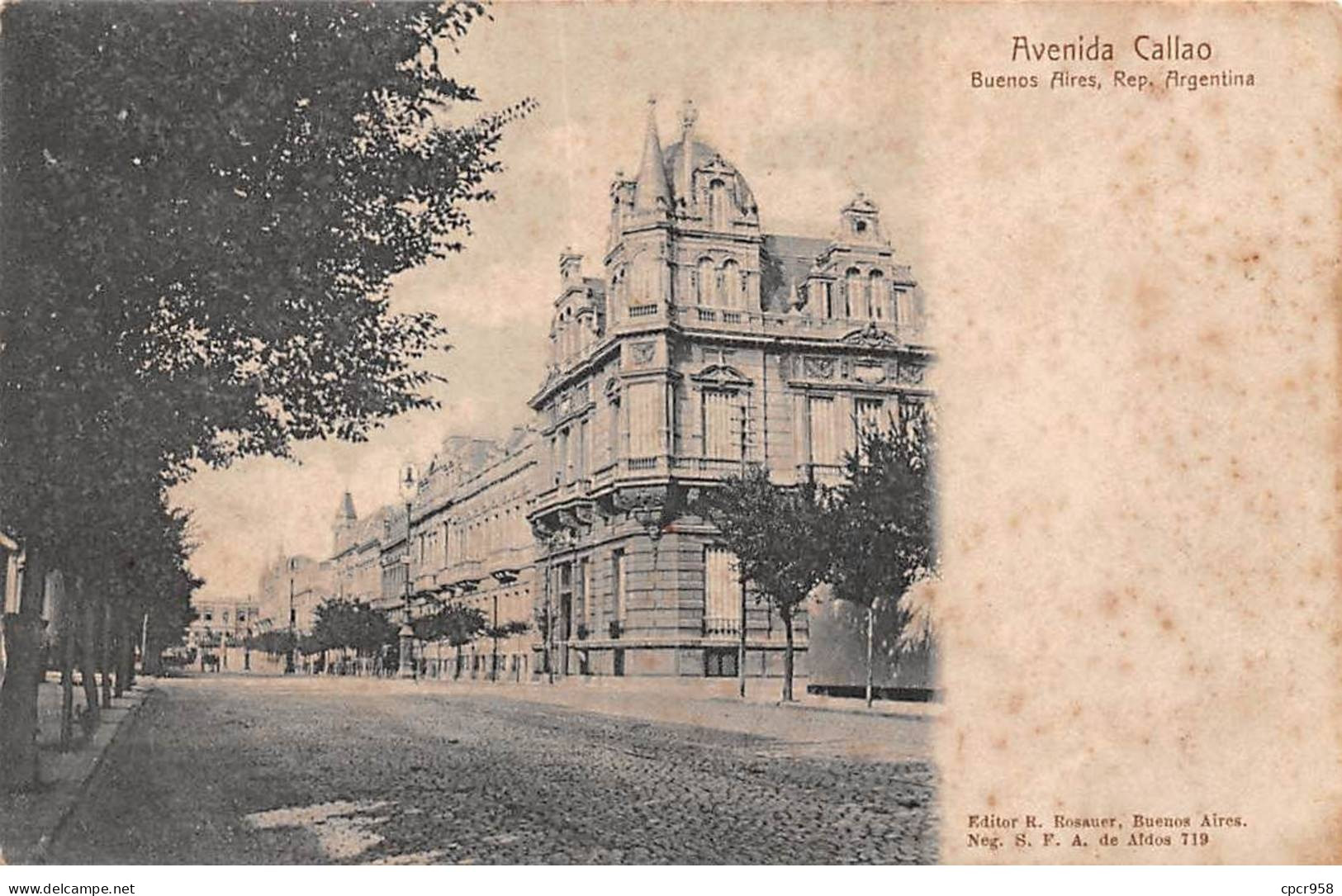 ARGENTINE - SAN36788 - Avenida Callao - Buenos Aires - En L'état - Argentinien