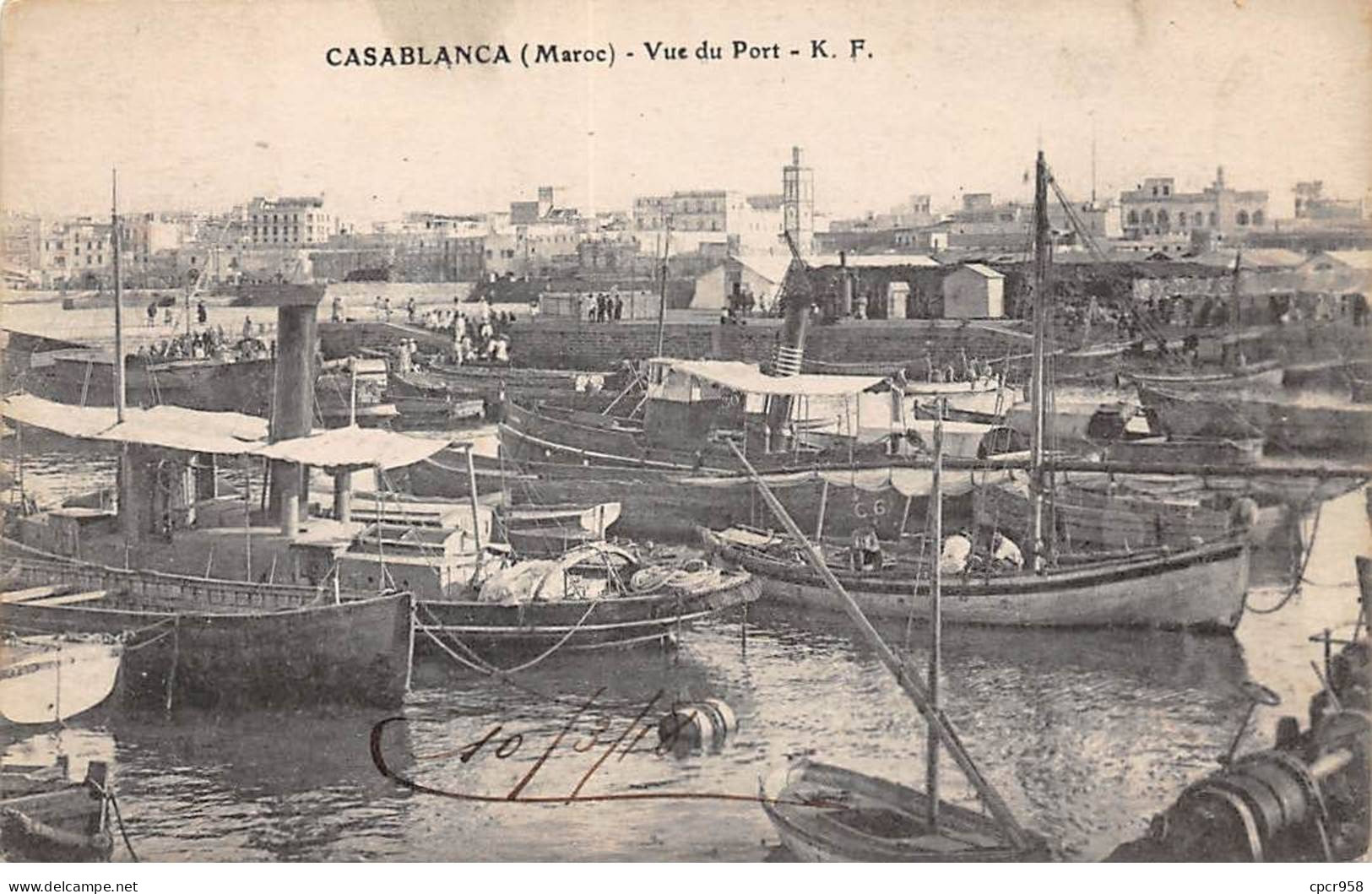 MAROC - CASABLANCA - SAN36744 - Vue Du Port - Casablanca