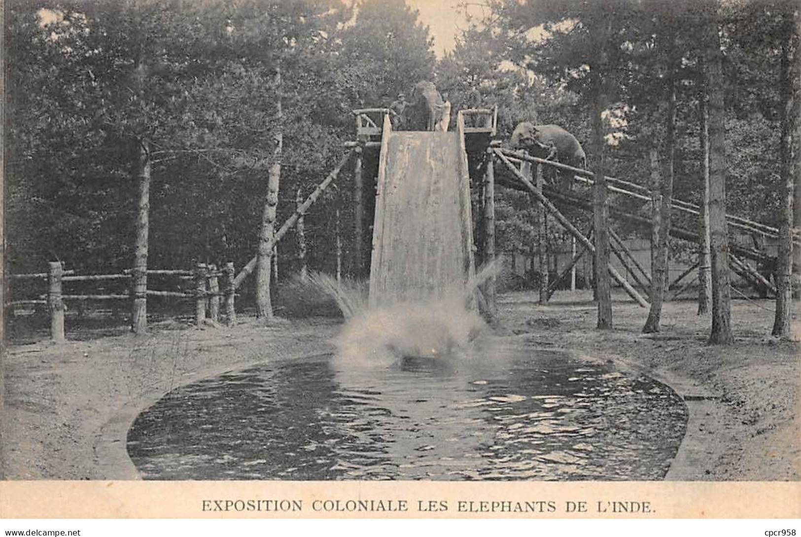 INDE - SAN51221 - Exposition Coloniale Les Eléphants De L'Inde - Indien