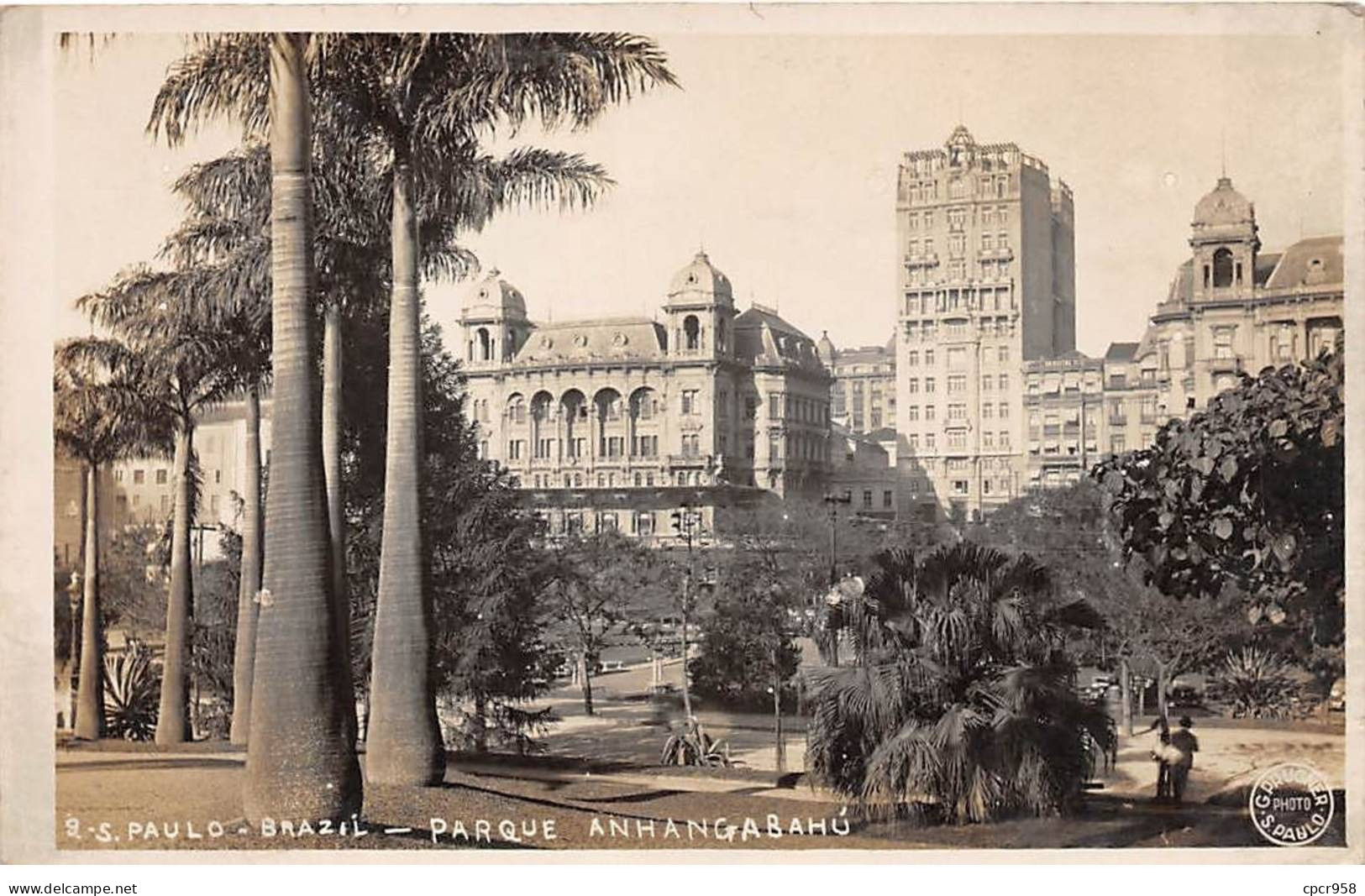 BRESIL - SAN51290 - S. Paulo - Parque Anhangabahu - Carte Photo - São Paulo