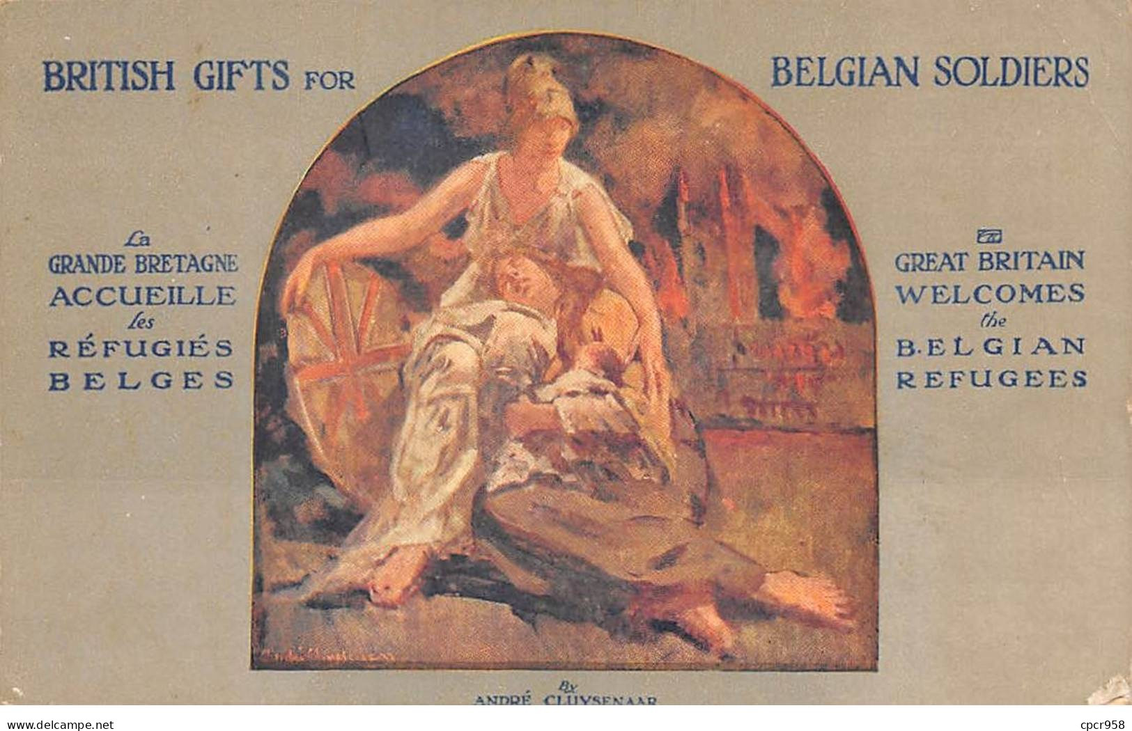 BELGIQUE - SAN53635 - British Gifts For Belgian Soldiers - Great Britain Welcome - Other & Unclassified
