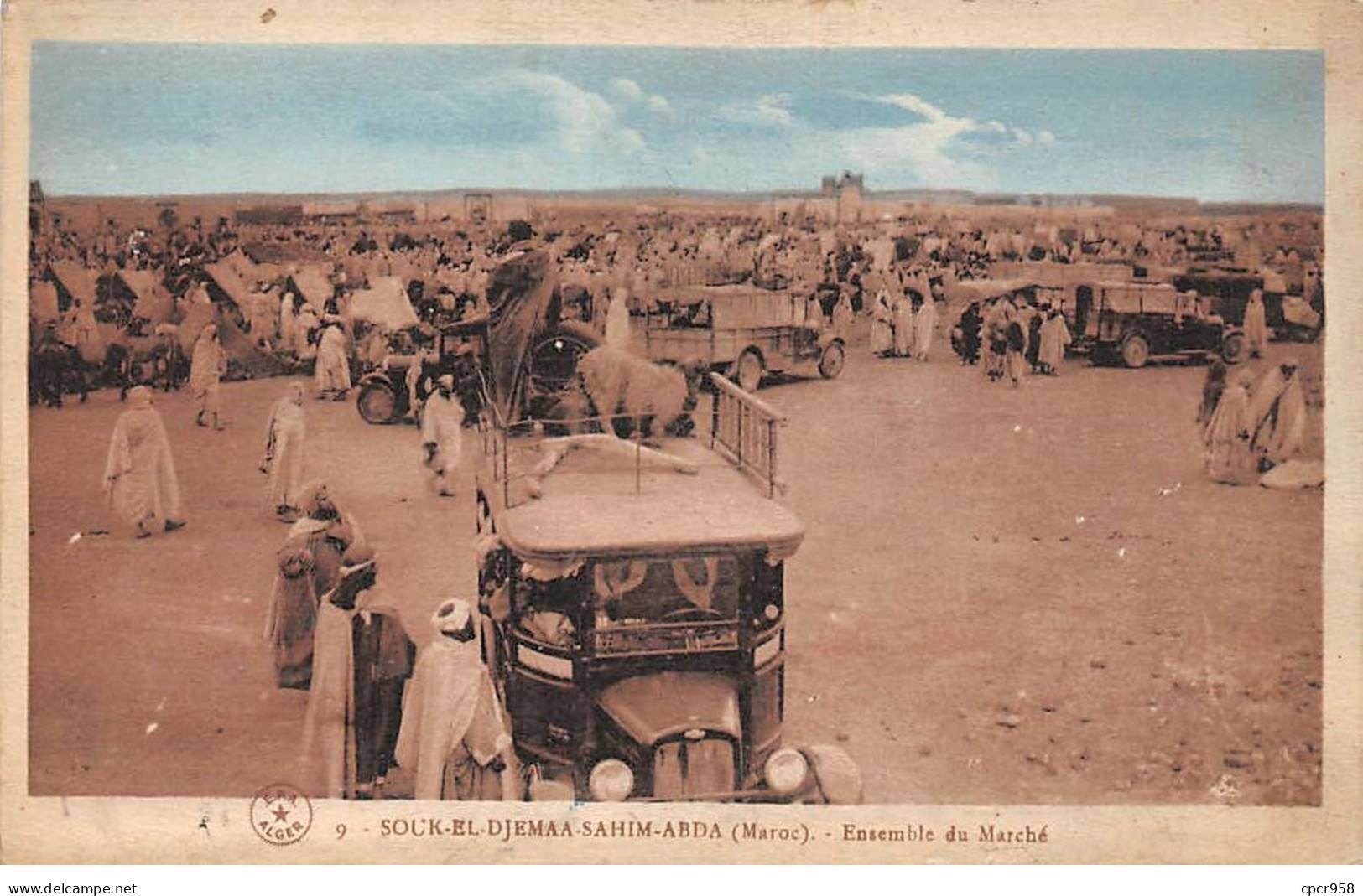 MAROC - SAN53780 - Souk El Djemaa Sahim Abda - Ensemble Du Marché - Other & Unclassified