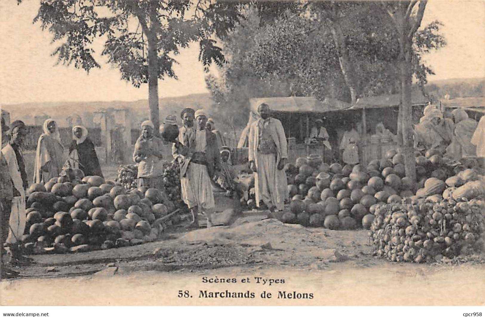 MAROC - SAN53789 - Marchands De Melons - Sonstige & Ohne Zuordnung