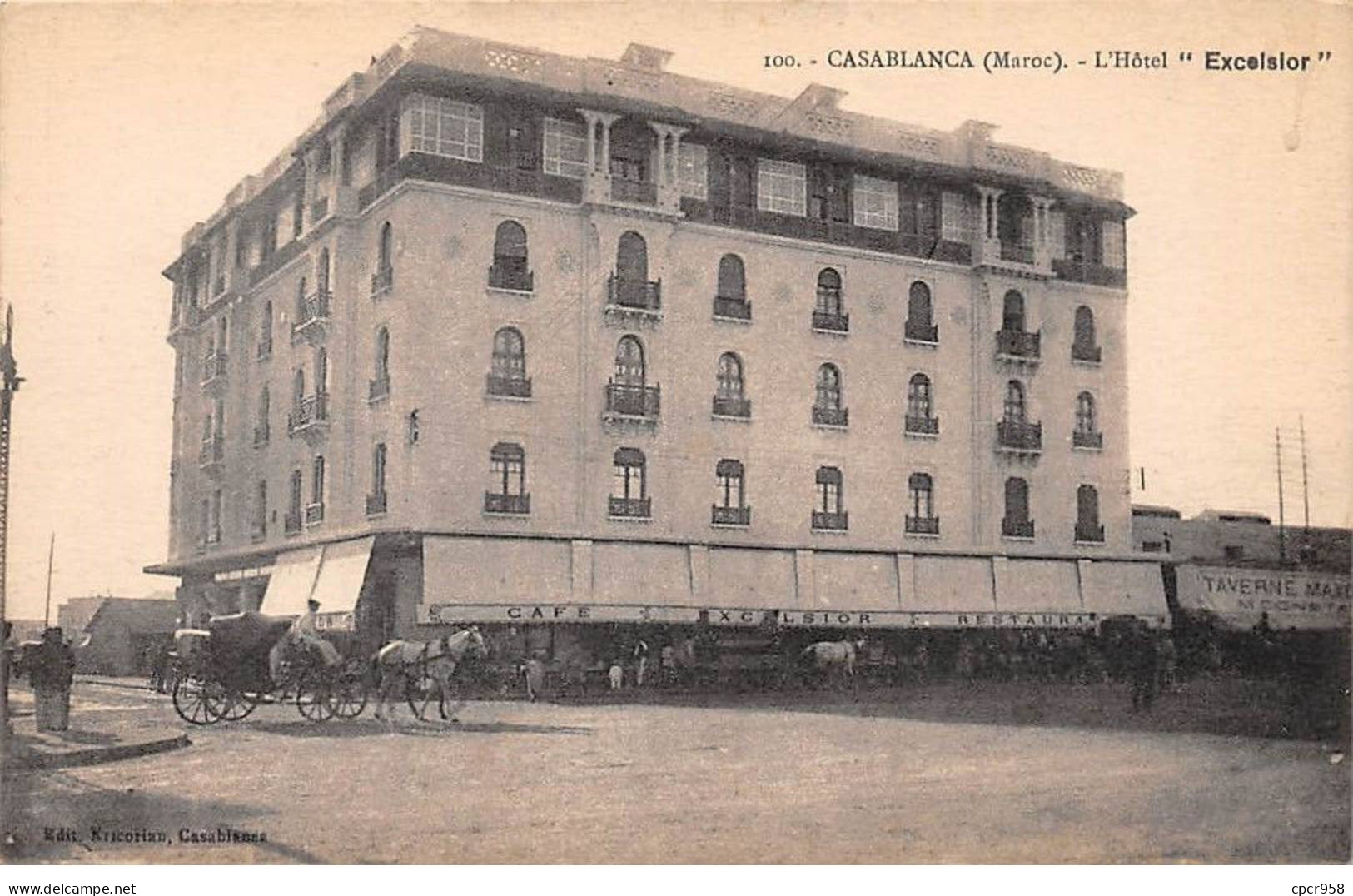 MAROC - SAN53795 - Casablanca - L'Hôtel "Excelsior" - Casablanca