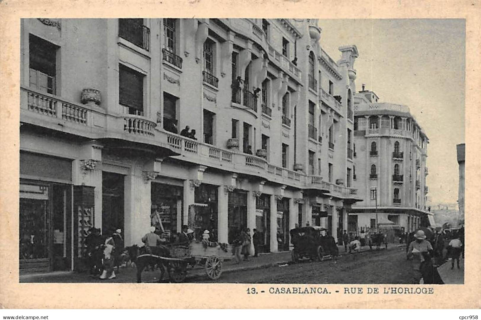 MAROC - SAN53799 - Casablanca - Rue De L'Horloge - Casablanca