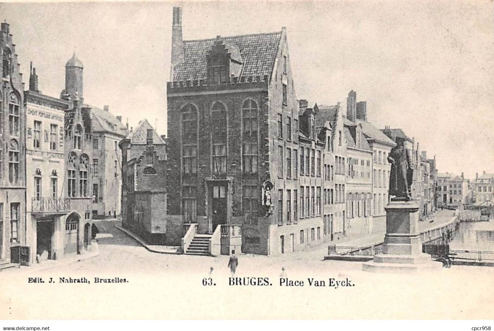 BELGIQUE - SAN49689 - Bruges - Place Van Eyck - Brugge