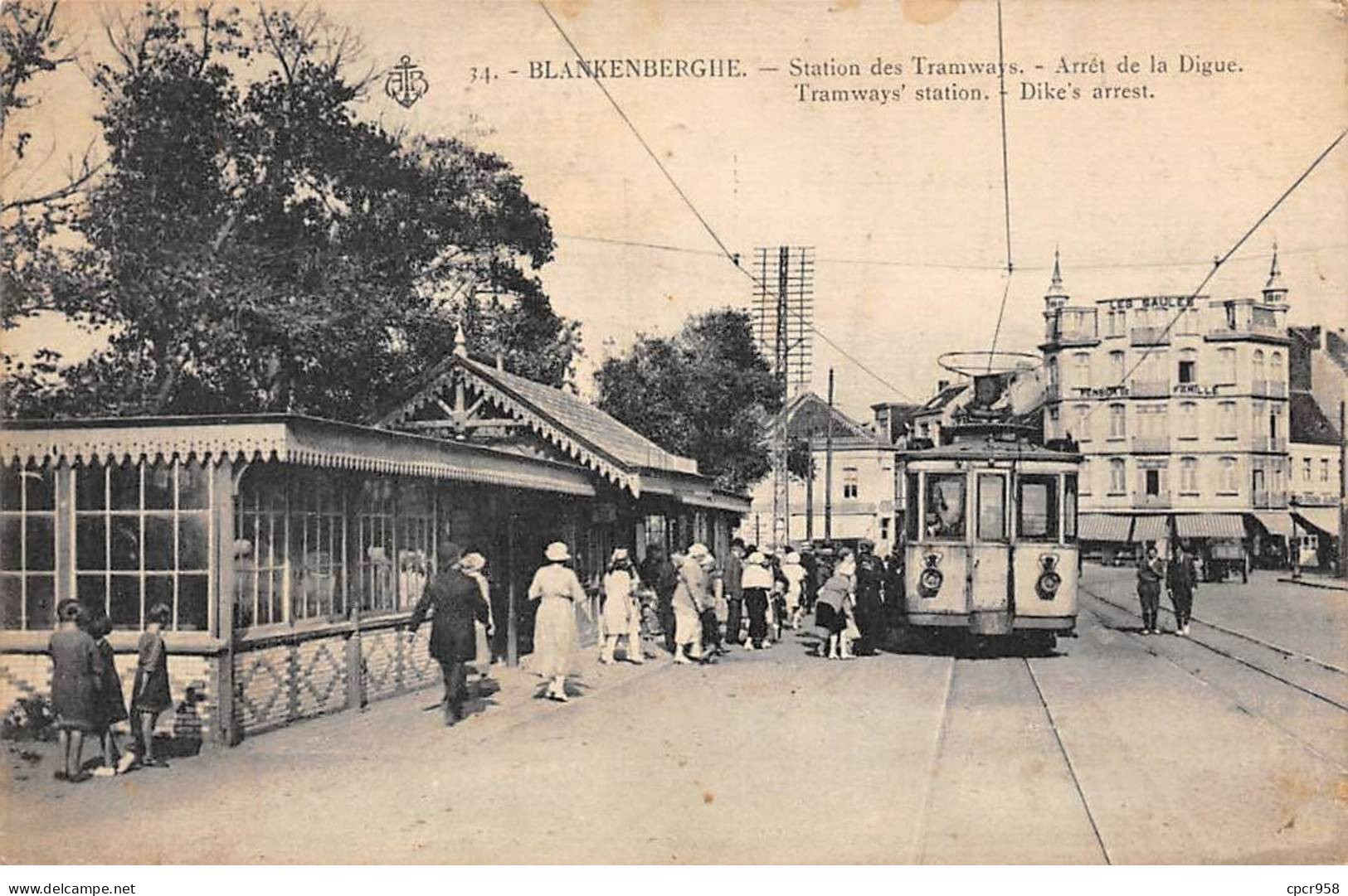 BELGIQUE - SAN49698 - Blankenberghe - Station Des Tramways - Arrêt De La Digue - Blankenberge