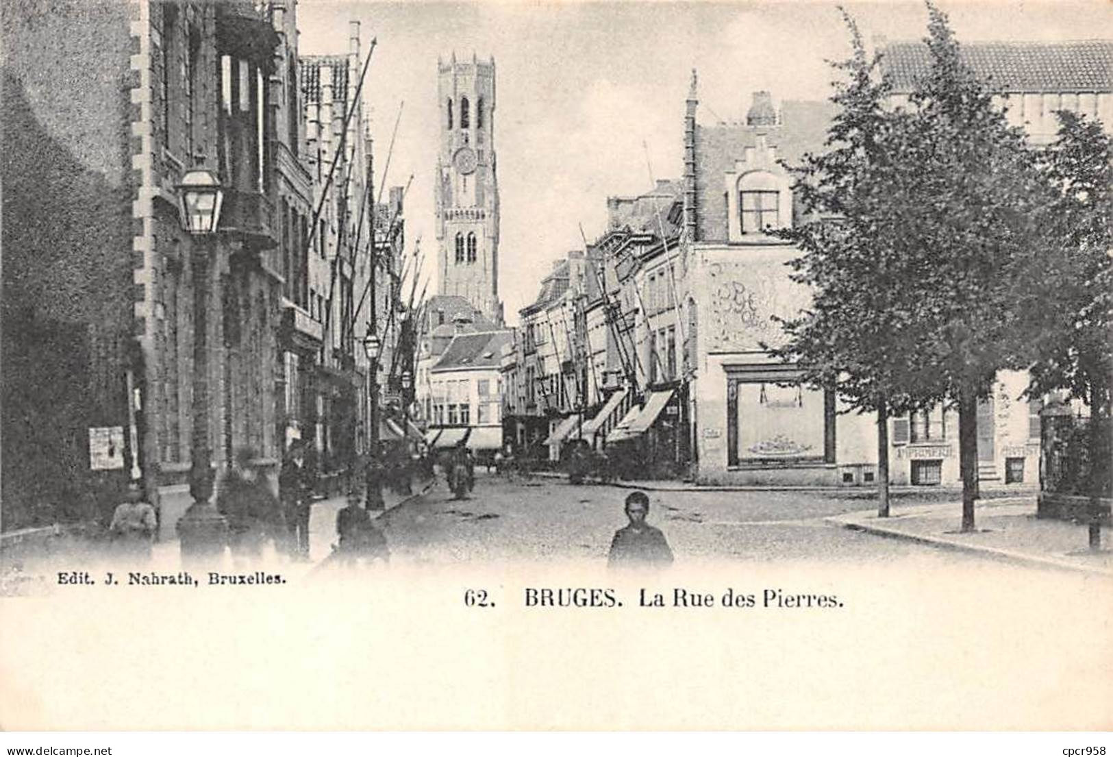 BELGIQUE - SAN49690 - Bruges - La Rue Des Pierres - Brugge