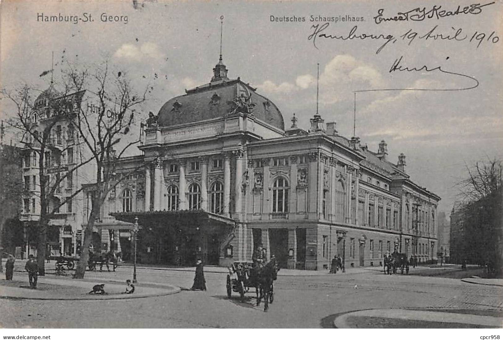 ALLEMAGNE - SAN49715 - Hamburg St Georg - Deutsches Schauspielhaus - Harburg