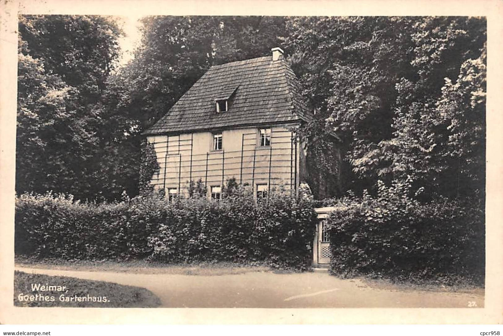 ALLEMAGNE - SAN49742 - Weimar - Goethes Gartenhaus - Weimar