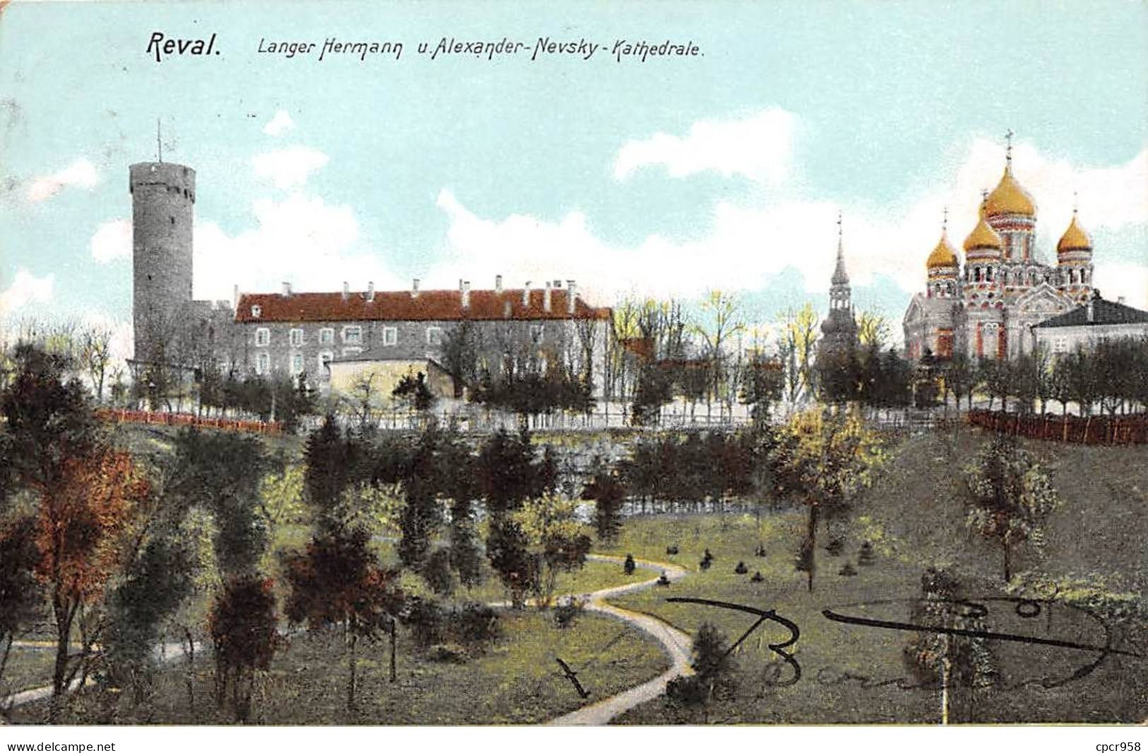 ESTONIE - SAN39726 - Langer Hermann U Alexander Nevsky Kathedrale - Estonia