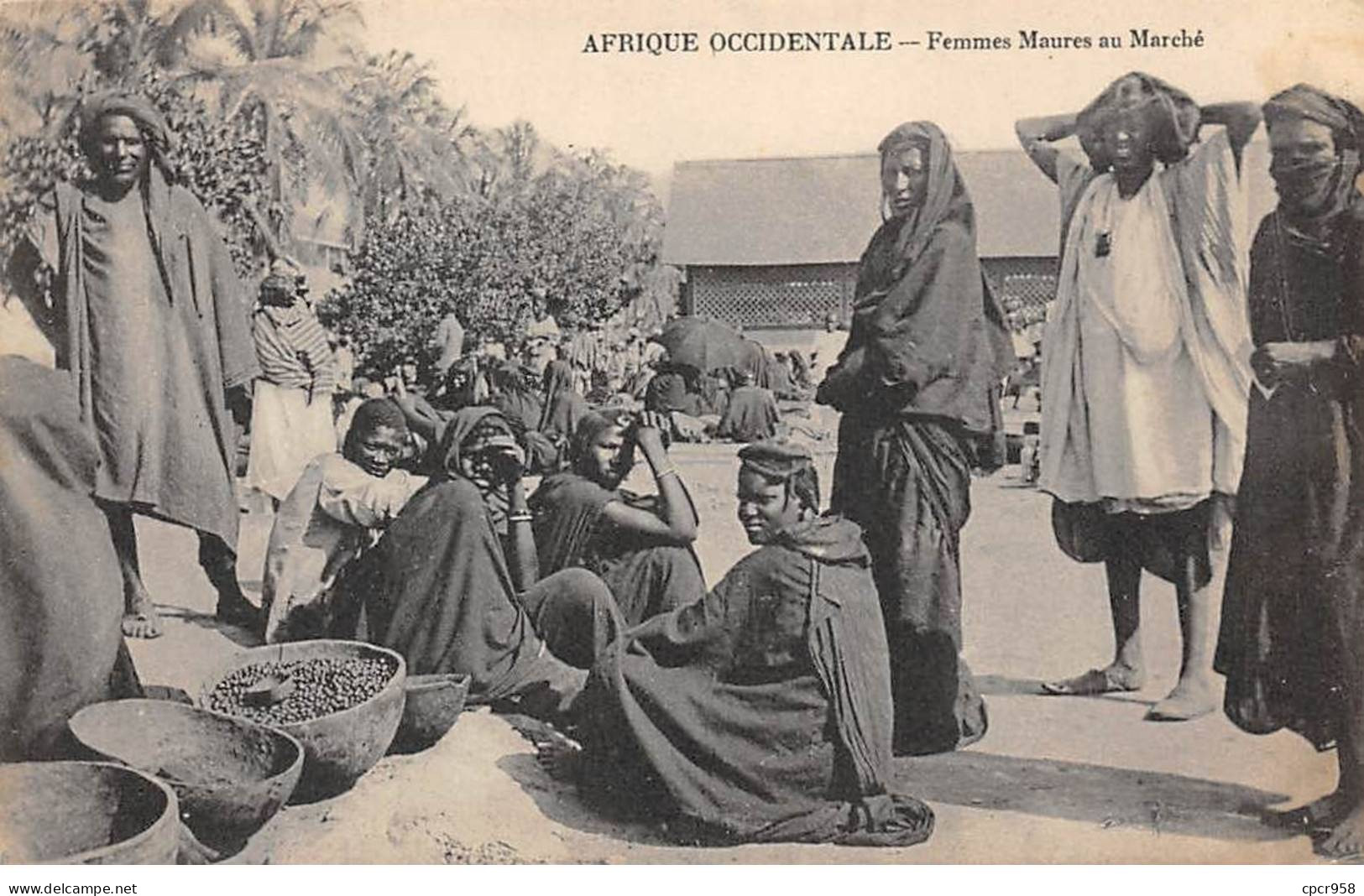 SENEGAL - SAN56344 - Afrique Occidentale - Femmes Maures Au Marché - Senegal