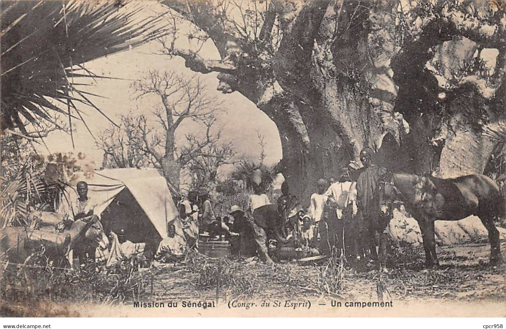 SENEGAL - SAN56388 - Missions Du Sénégal - Un Campement - Senegal