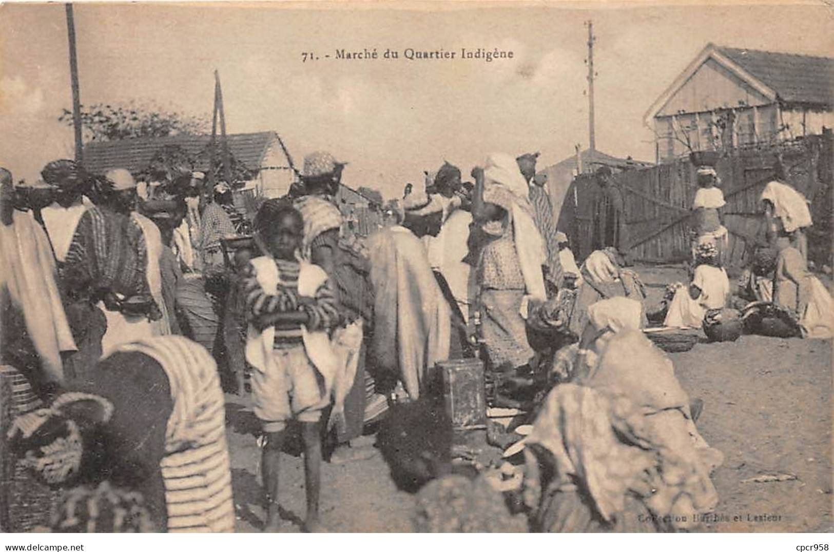 SENEGAL - SAN56402 - Marché Du Quartier Indigène - Senegal