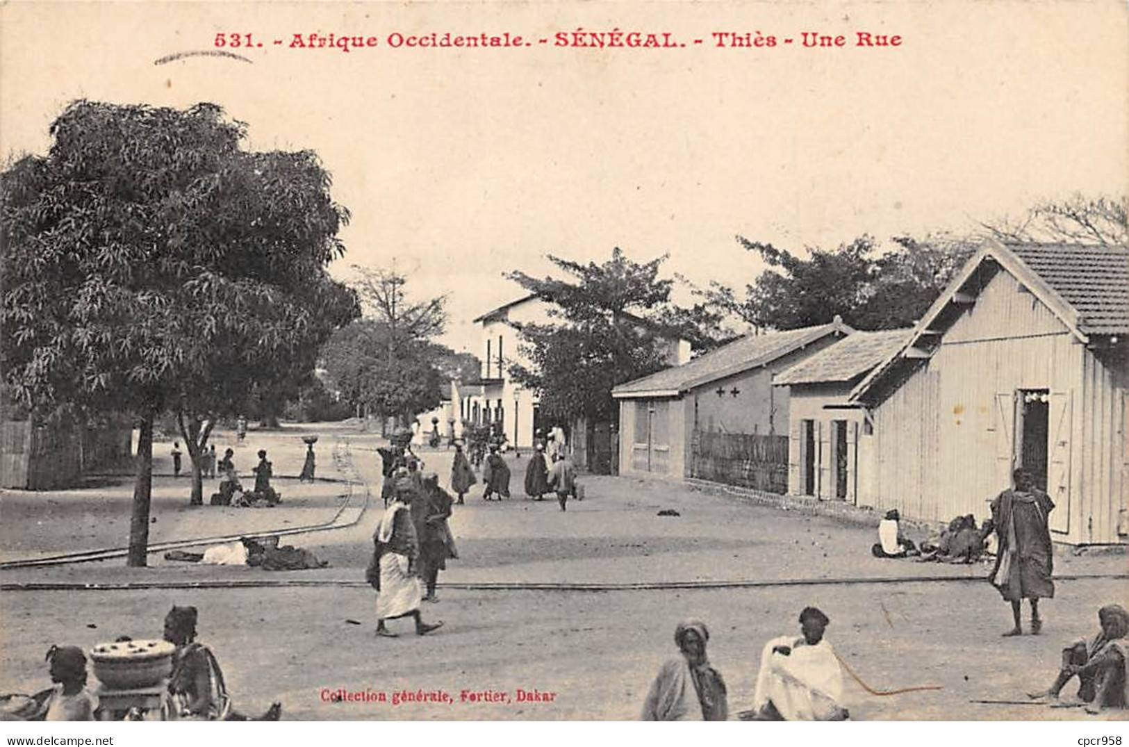 SENEGAL - SAN56406 - Afrique Occidentale - Thiès - Une Rue - Senegal
