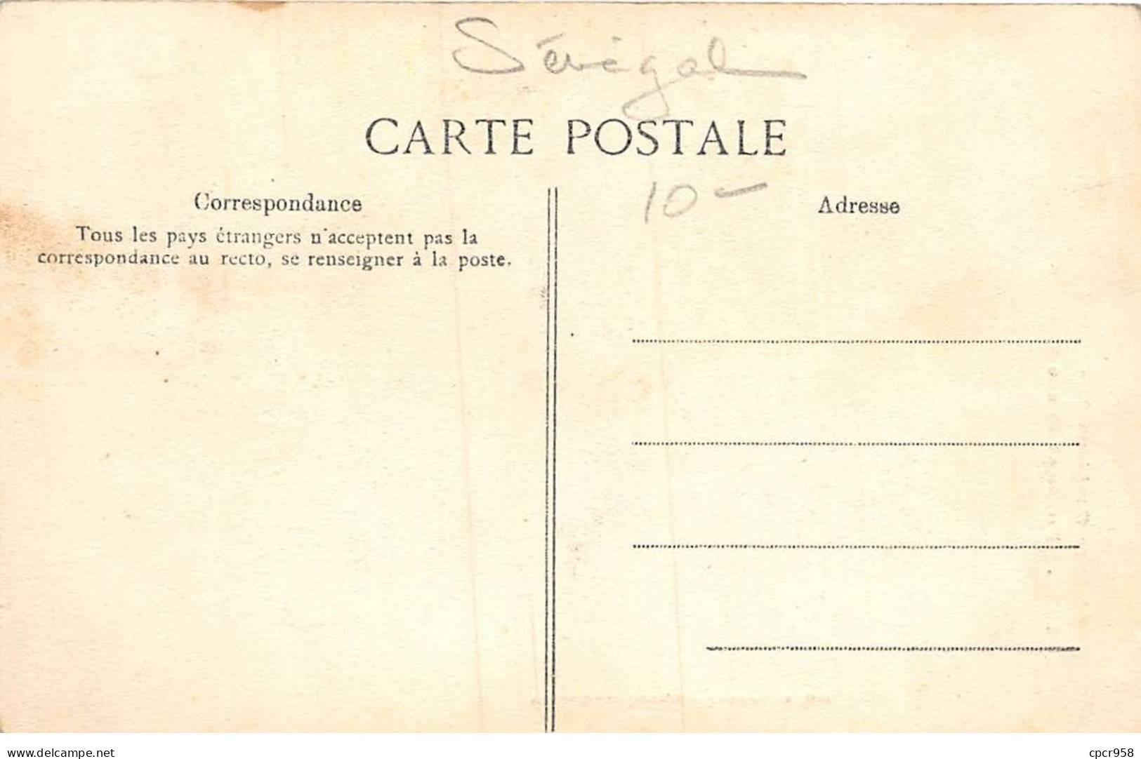 SENEGAL - SAN56431 - Afrique Occidentale - Traitant Et Ses Femmes - Sénégal