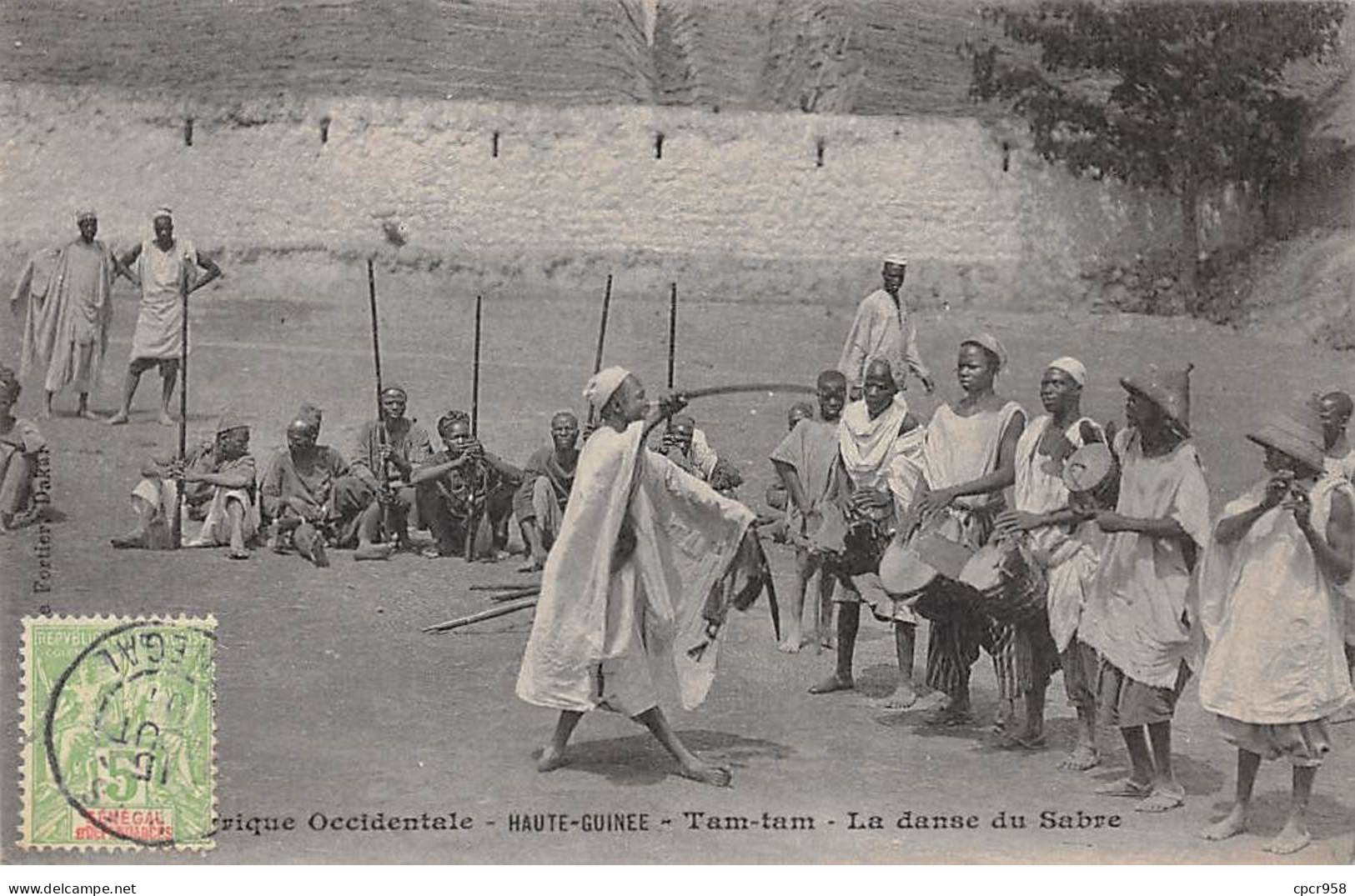 GUINEE - SAN56536 - Haute Guinée - Afrique Occidentale - Tam Tam - La Danse Du Sabre - Guinea