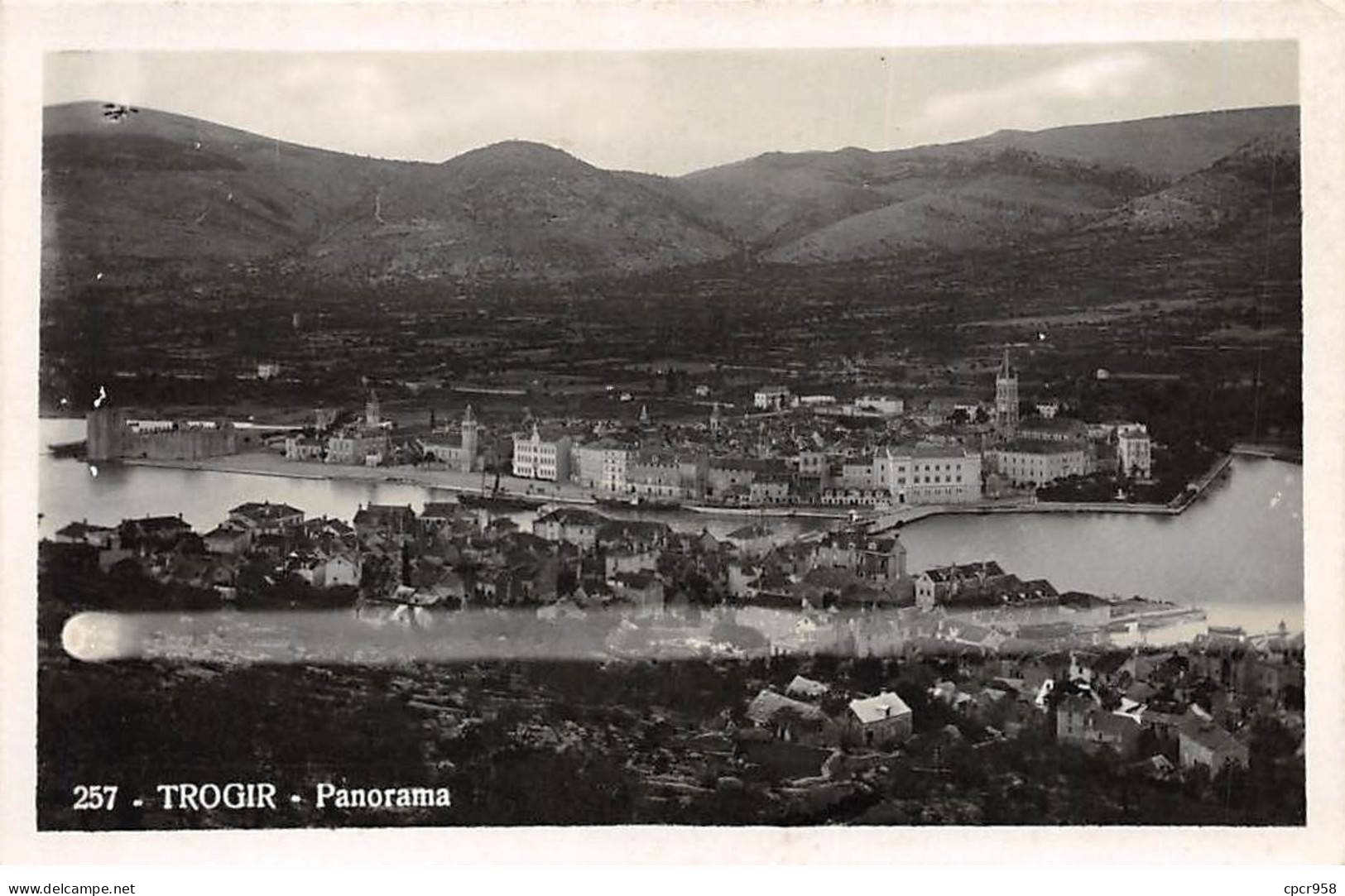 Croatie - N°84468 - TROGIR - Panorama- Carte Photo - Croatie