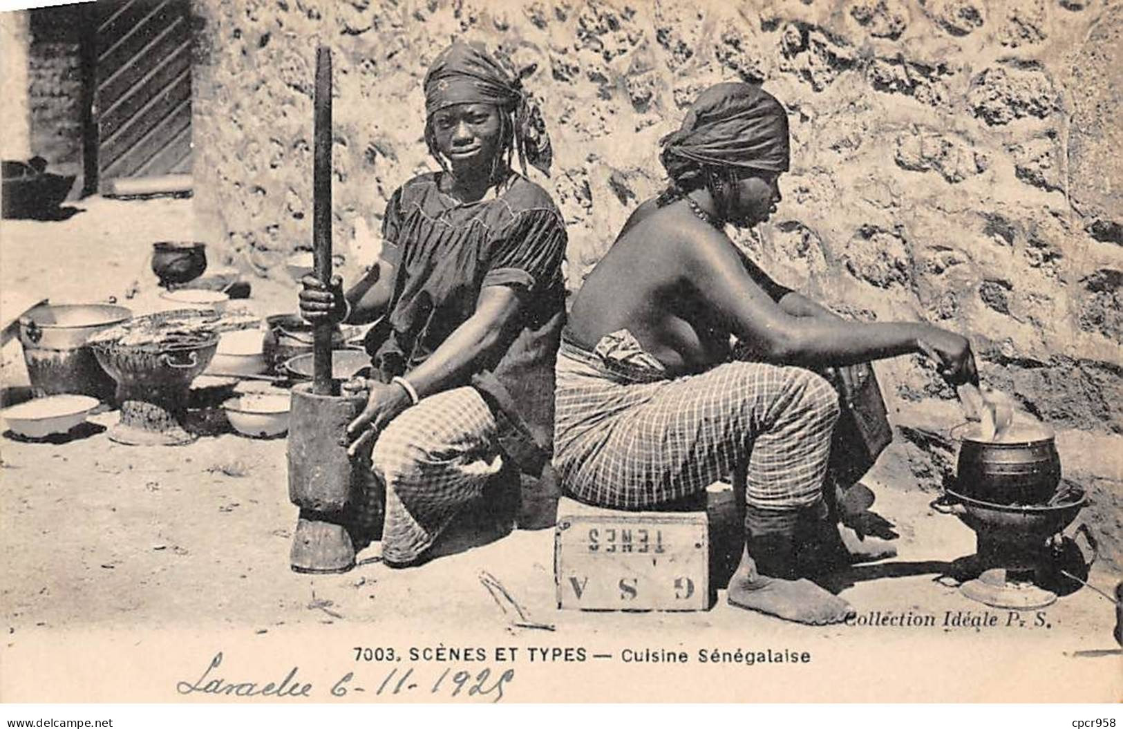 SENEGAL - SAN48204 - Cuisine Sénégalaise - Cachet Militaire - Sénégal