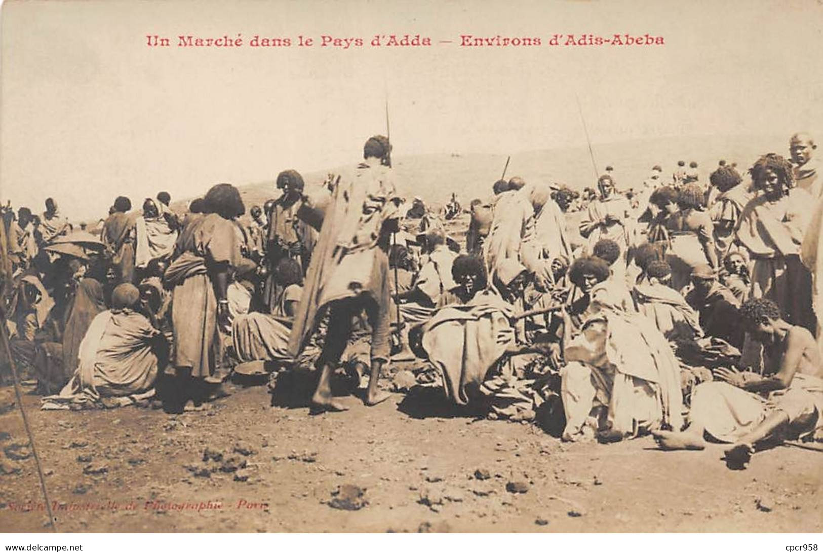 ETHIOPIE - SAN48215 - Un Marché Dans Le Pays D'Adda - Environs D'Adis Abeba - Carte Postale Photo - Äthiopien