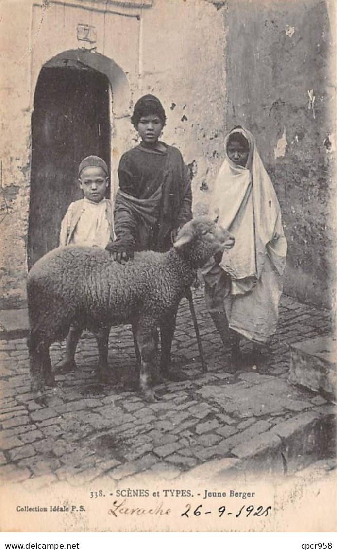 MAROC - SAN48294 - Jeune Berger - Cachet Militaire - Dragones - Autres & Non Classés