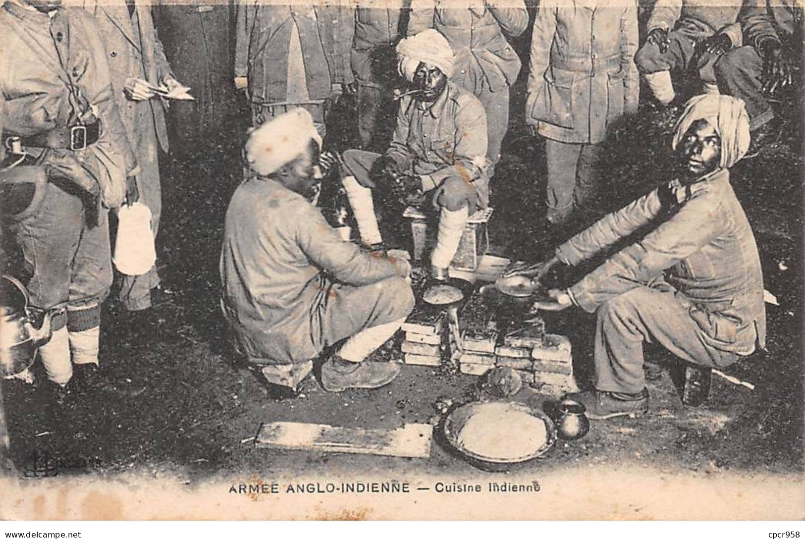 INDE - SAN63774 - Armée Anglo Indienne - Cuisine Indienne - India