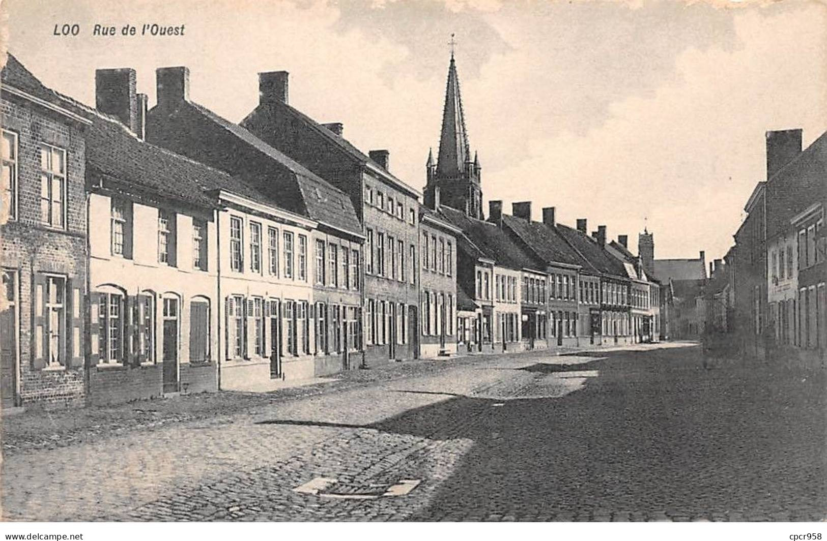 BELGIQUE - SAN63692 - Loo - Rue De L'Ouest - Lo-Reninge