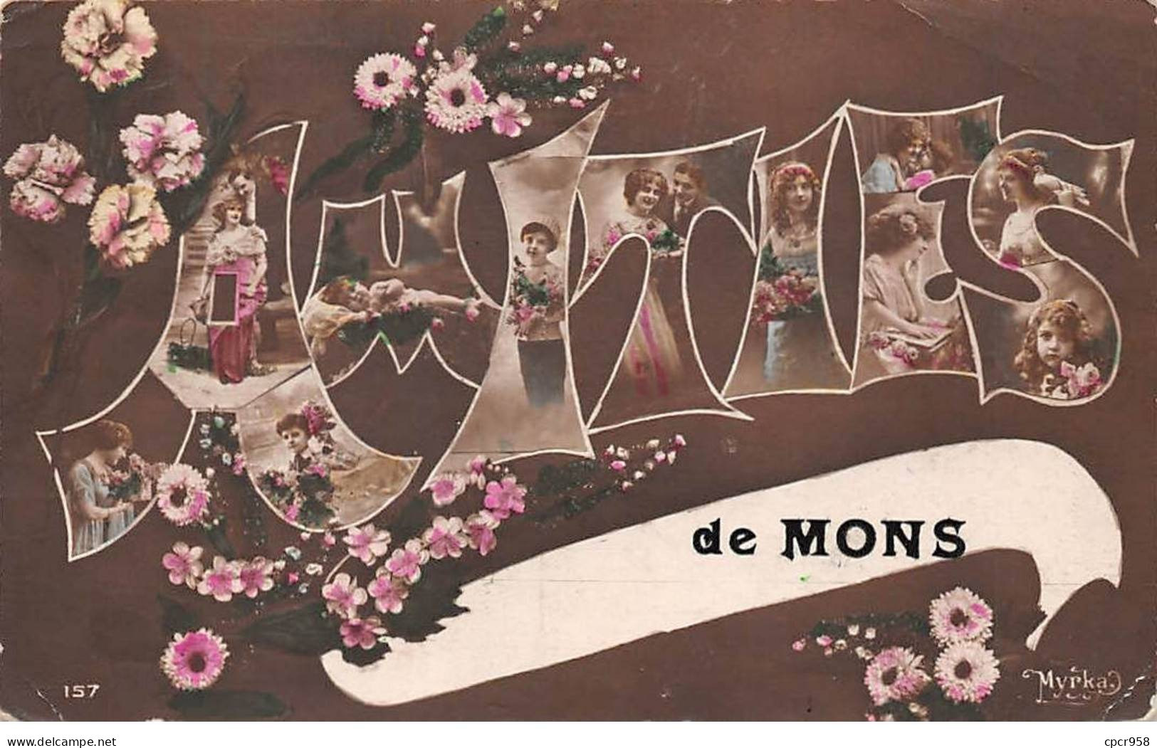 BELGIQUE - SAN63690 - Amitiés De Mons - Mons