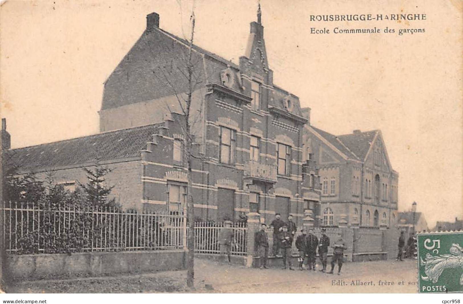 BELGIQUE - SAN63685 - Rousbrugge Haringe - Ecole Communale Des Garçons - Poperinge