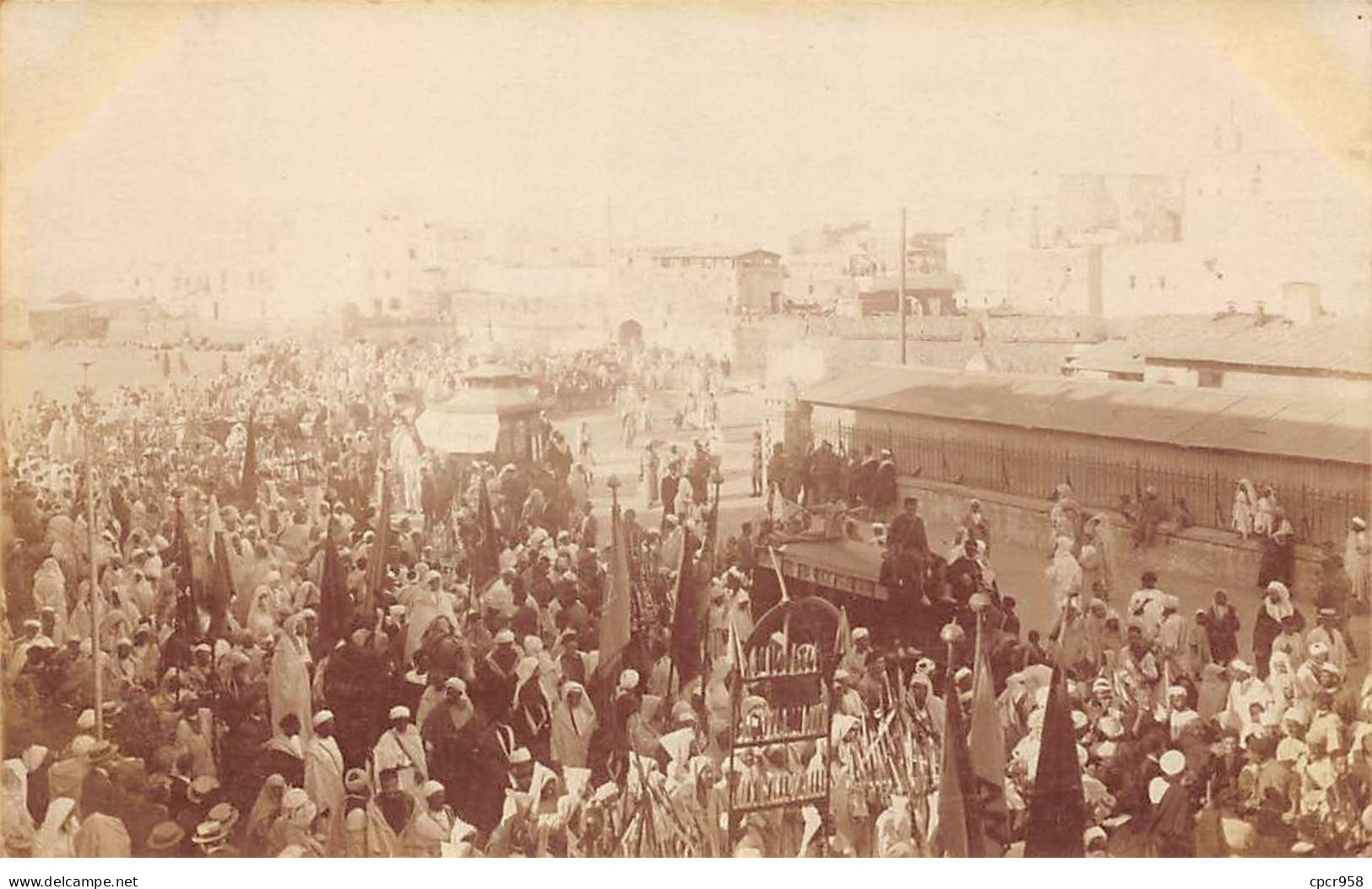 Maroc - N°85767 - LOS XORFAS - Jour De Marché - Carte Photo - Autres & Non Classés