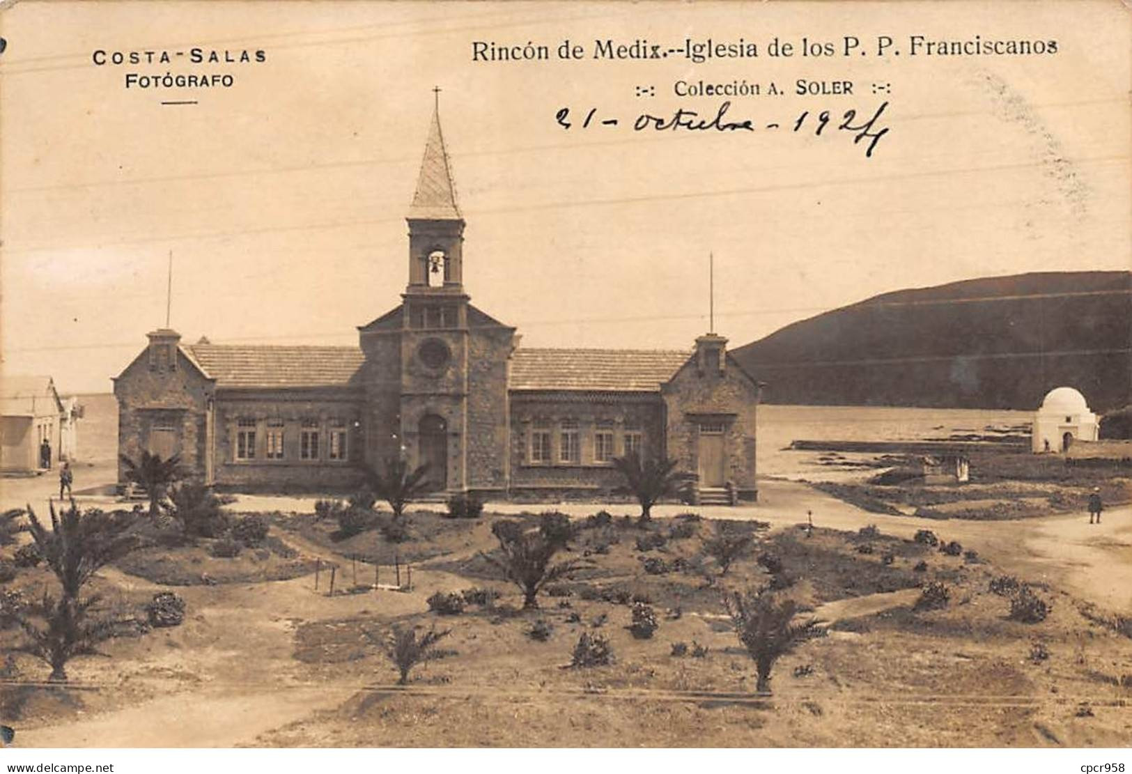 Espagne - N°85788 - Melilla - Rincon De Medix - Iglesia De Los P.P. Franciscanos - Carte Photo - Melilla