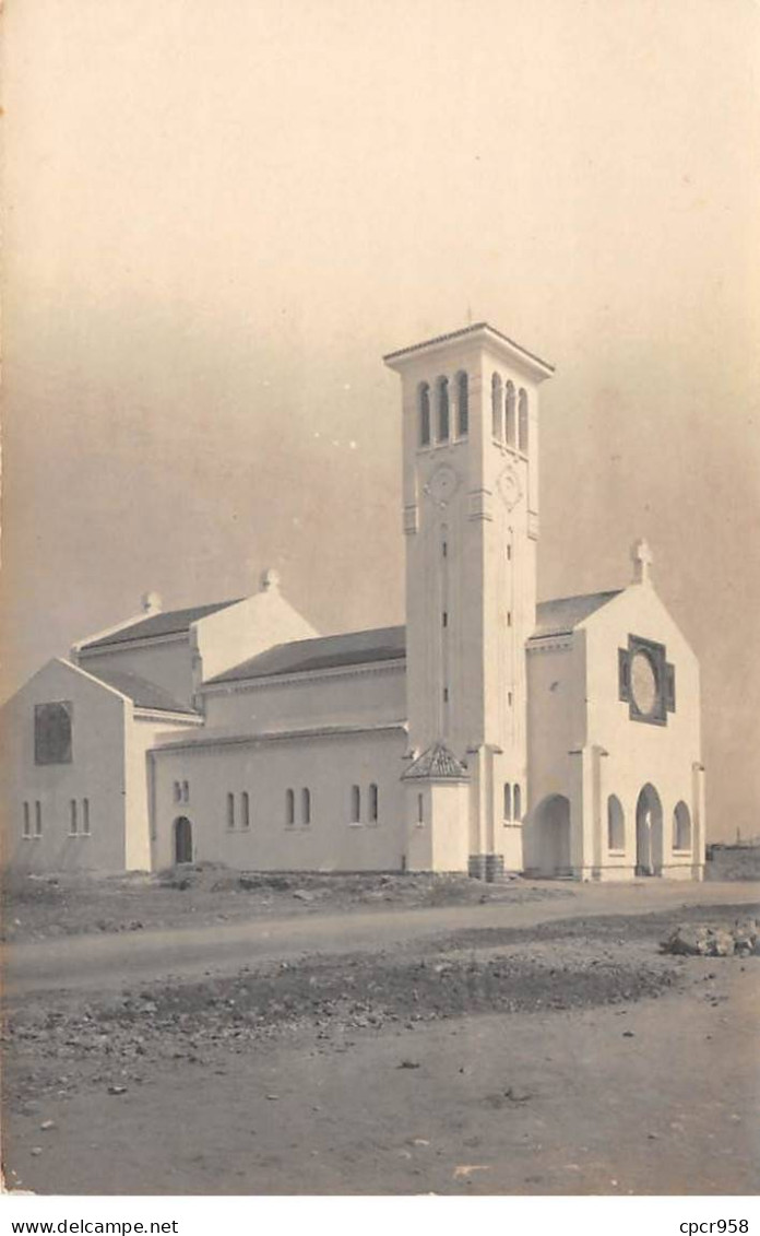Maroc - N°84583 - Eglise - Carte Photo - Other & Unclassified