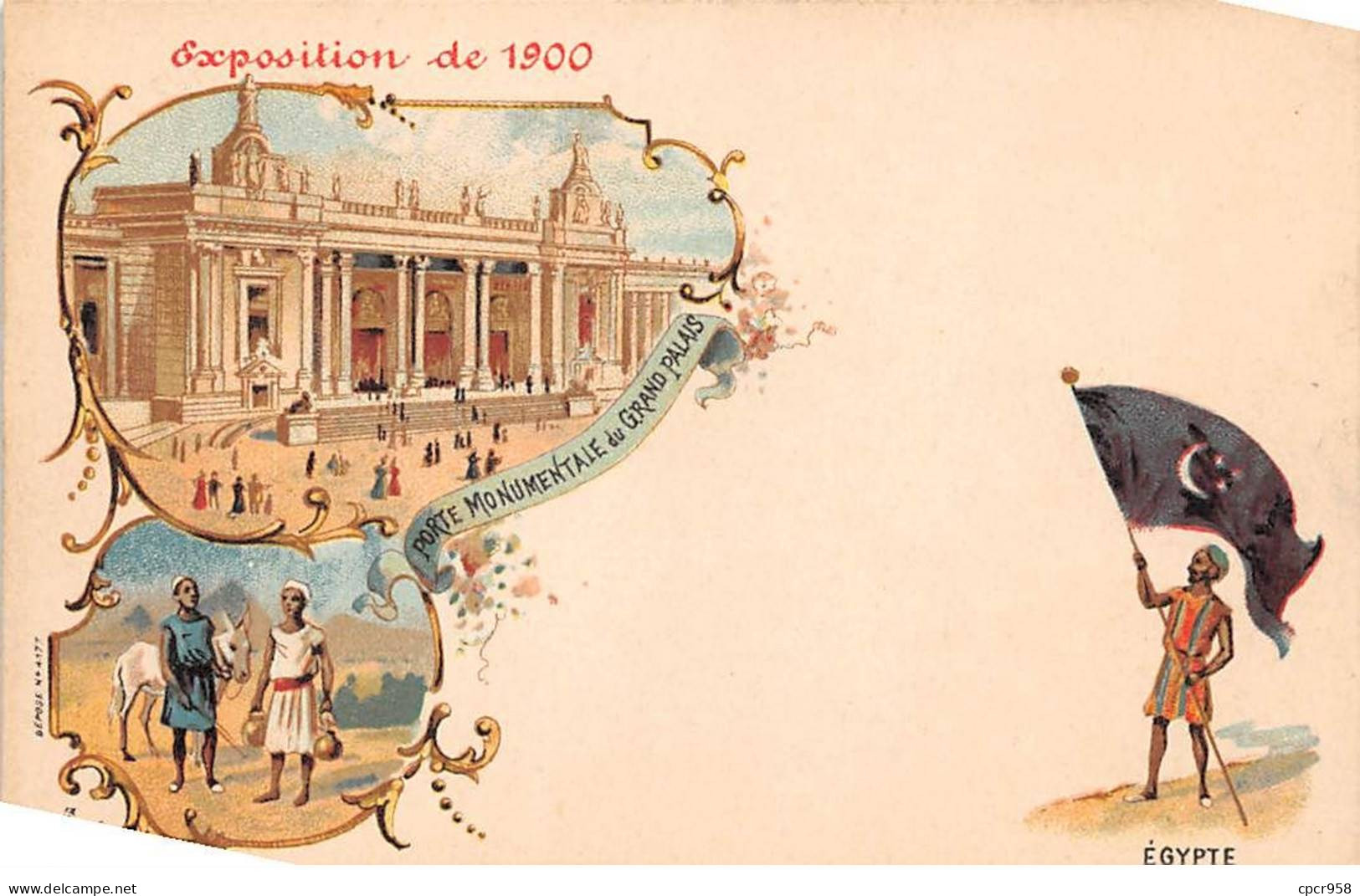 Egypte - N°85776 - Exposition De 1900 - Porte Monumentale Du Grand Palais - Egypte - Other & Unclassified