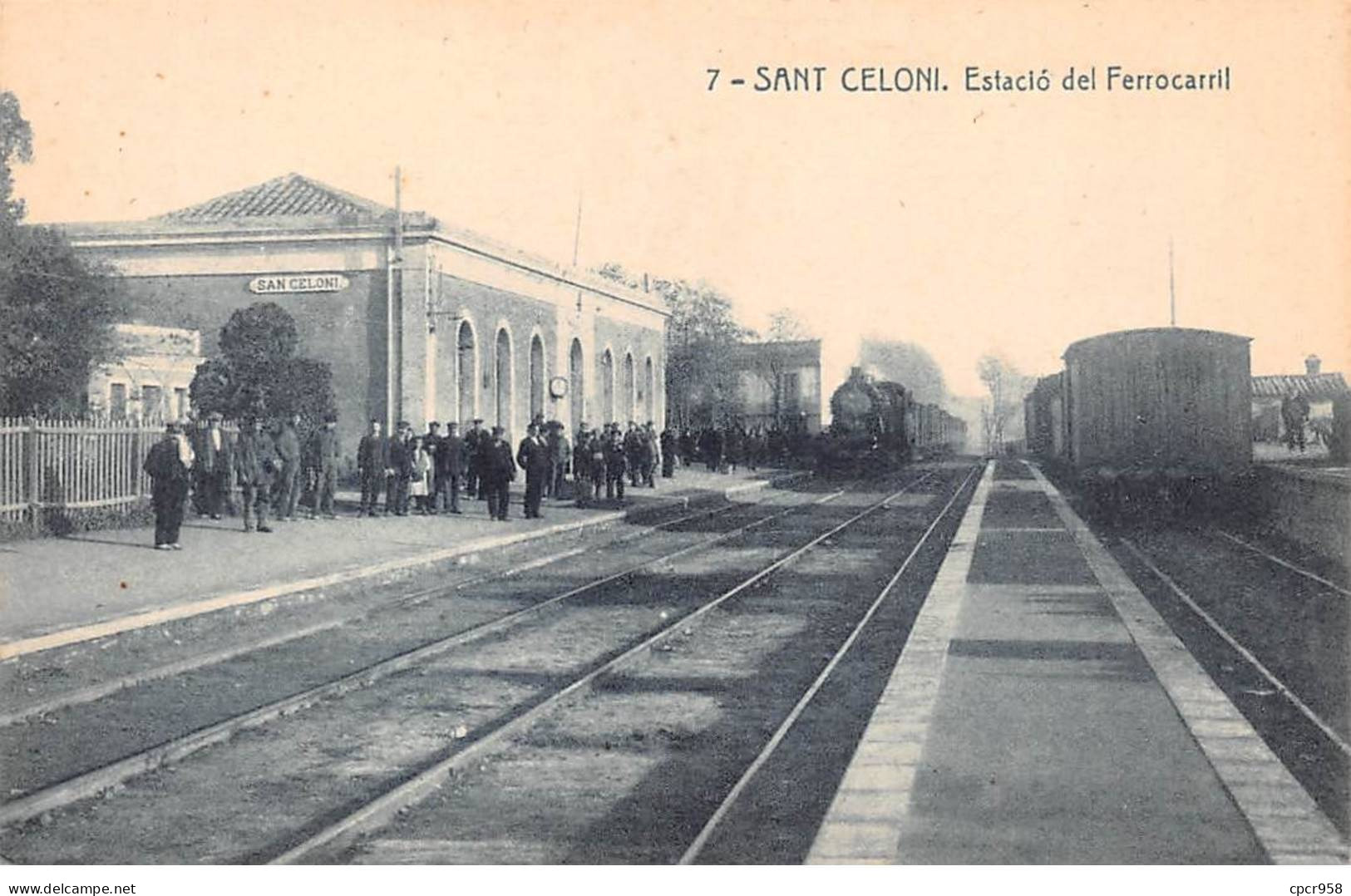 Espagne.SAN58912.Sant Celoni.Estacio Del Ferrocarril.Train - Andere & Zonder Classificatie