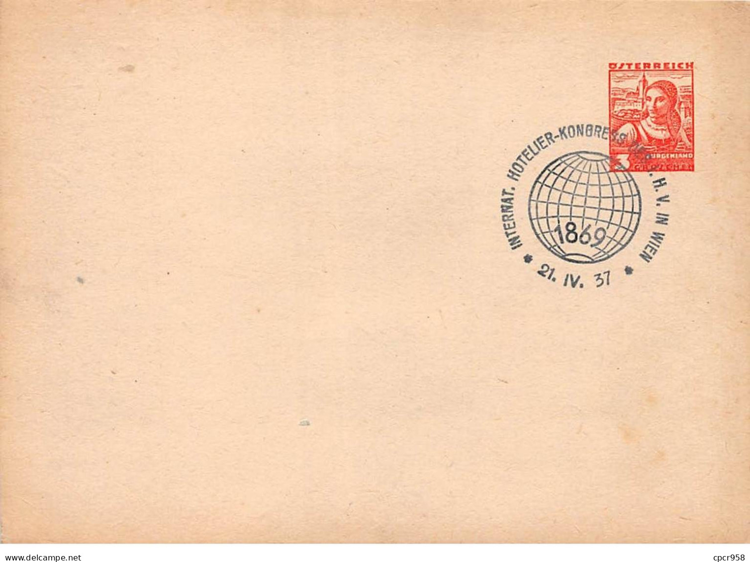 AUTRICHE - SAN45605 - 1937 - Entier Postal - Other & Unclassified